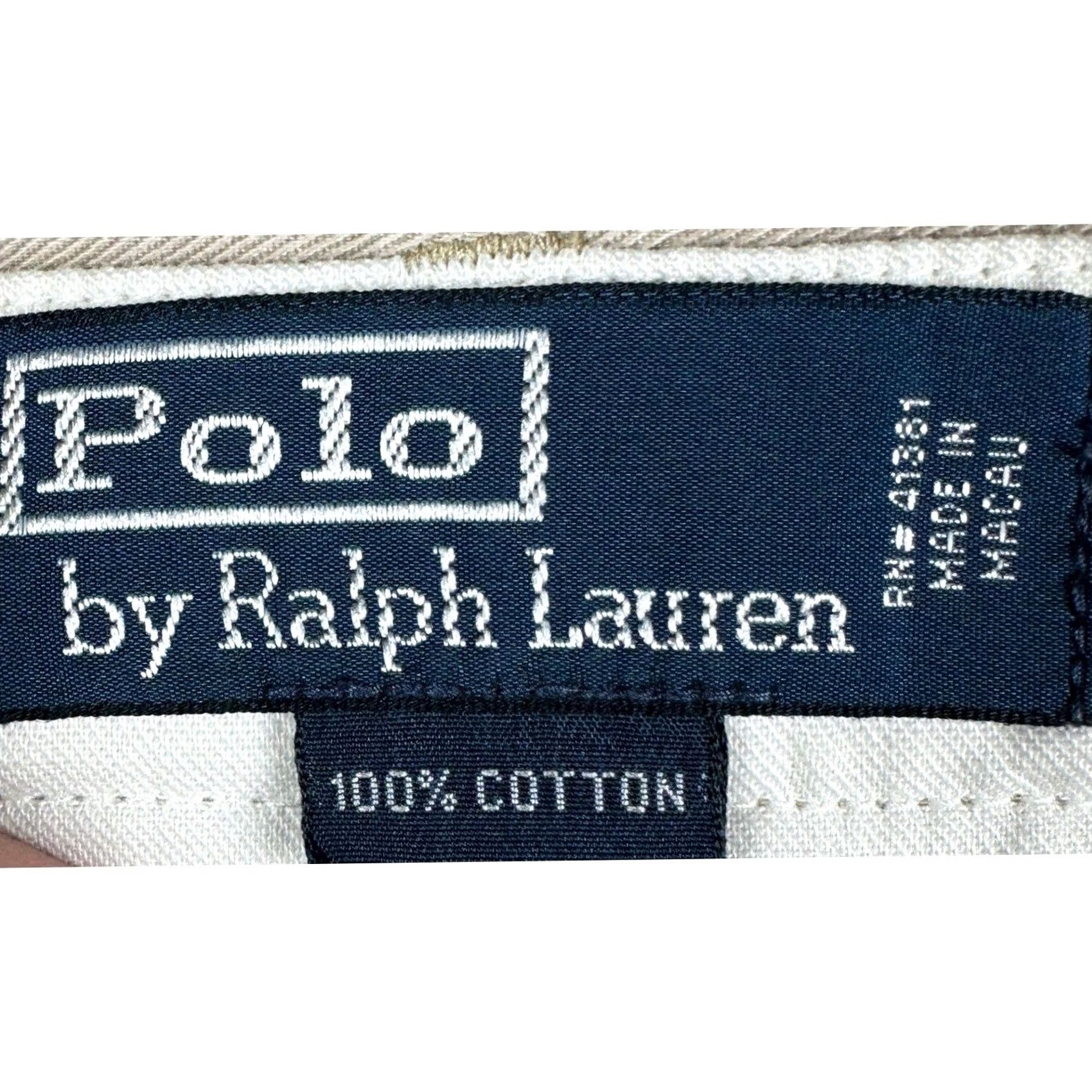 Polo Ralph Lauren Polo Ralph Lauren Shorts Mens 35 Beige Classic Chino Flat Front Casual Waist 35 Inseam 9 Beig e Cotton Solid Logo Pockets Khakis Size US S / EU 44-46 / 1 - 3 Thumbnail