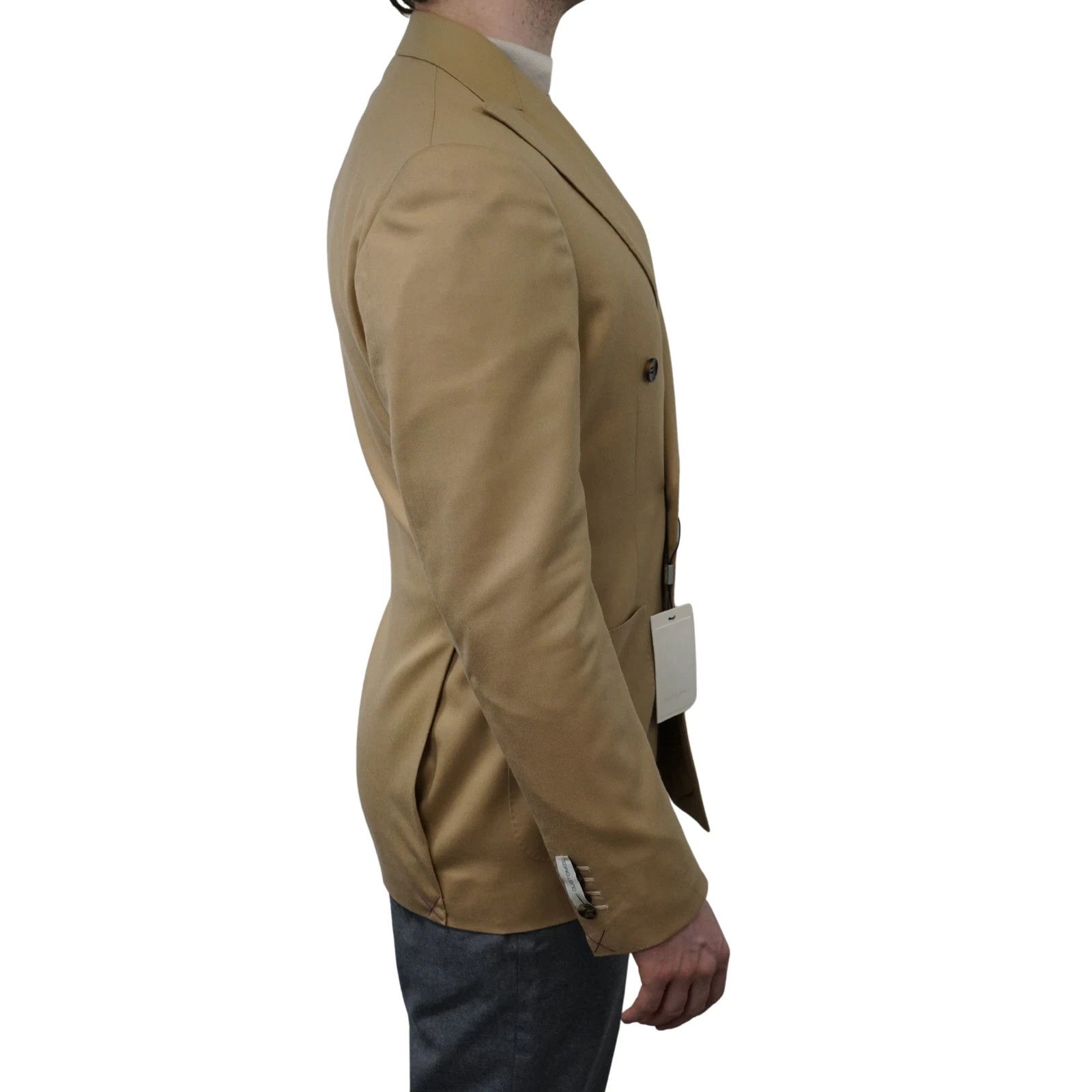 Suitsupply Men Suitsupply Blazer Havana Double Breasted FL Peak US38L Size 38L - 2 Thumbnail