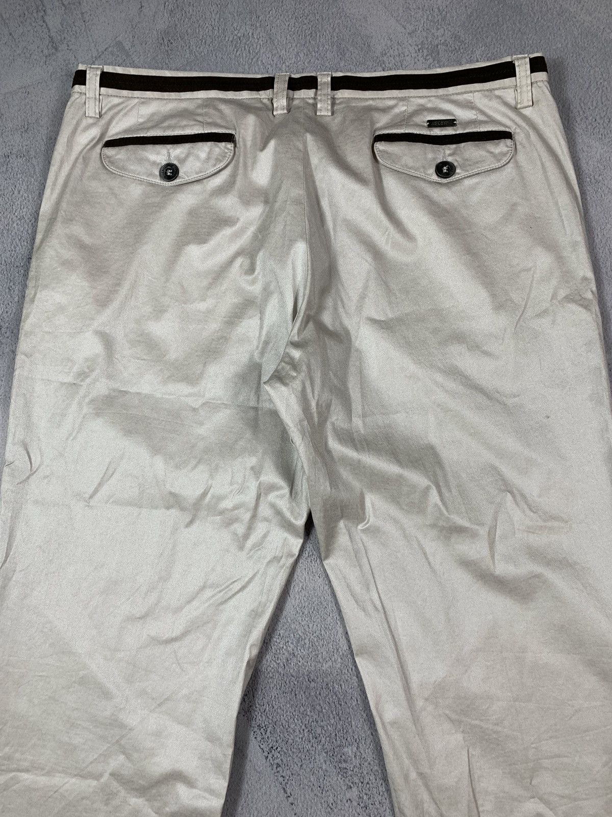 Japanese Brand × Just Cavalli × Vintage Vintage Y2K Just Cavalli beige dress classic pants size Size US 36 / EU 52 - 2 Thumbnail