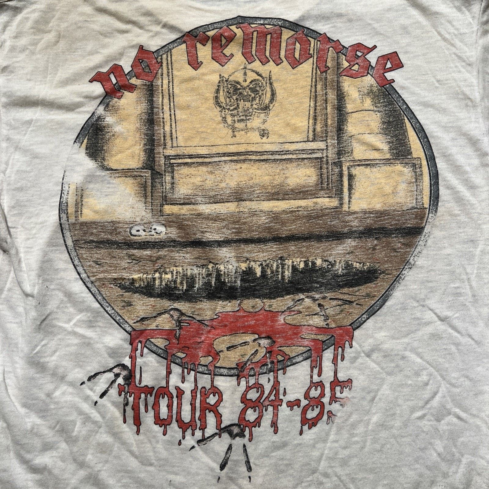 The Unbranded Brand Vintage Motorhead No Remorse Tour 84-85 T Shirt Band Lemmy Size US M / EU 48-50 / 2 - 14 Thumbnail