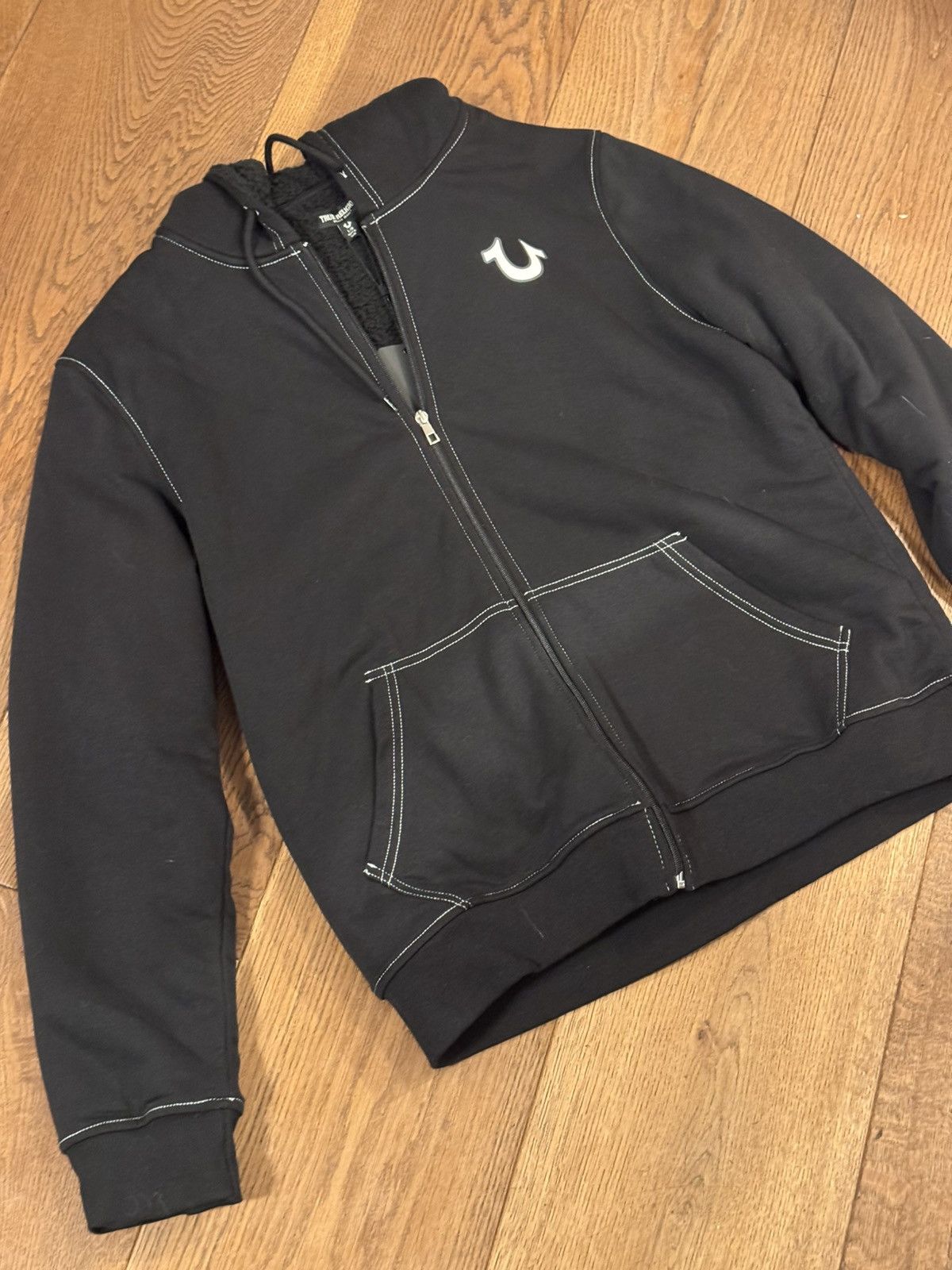 True Religion True Religion sherpa zip-zp hoodie Size US L / EU 52-54 / 3 - 1 Thumbnail