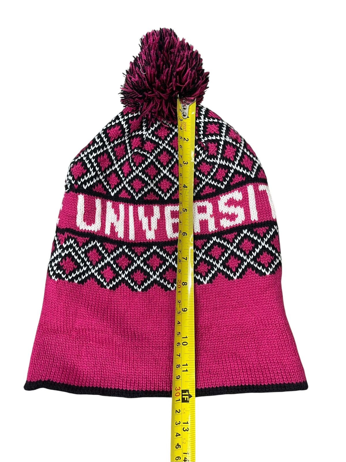 Other Vintage University College Aztec Beanie Hat Streetwear Size ONE SIZE - 5 Thumbnail
