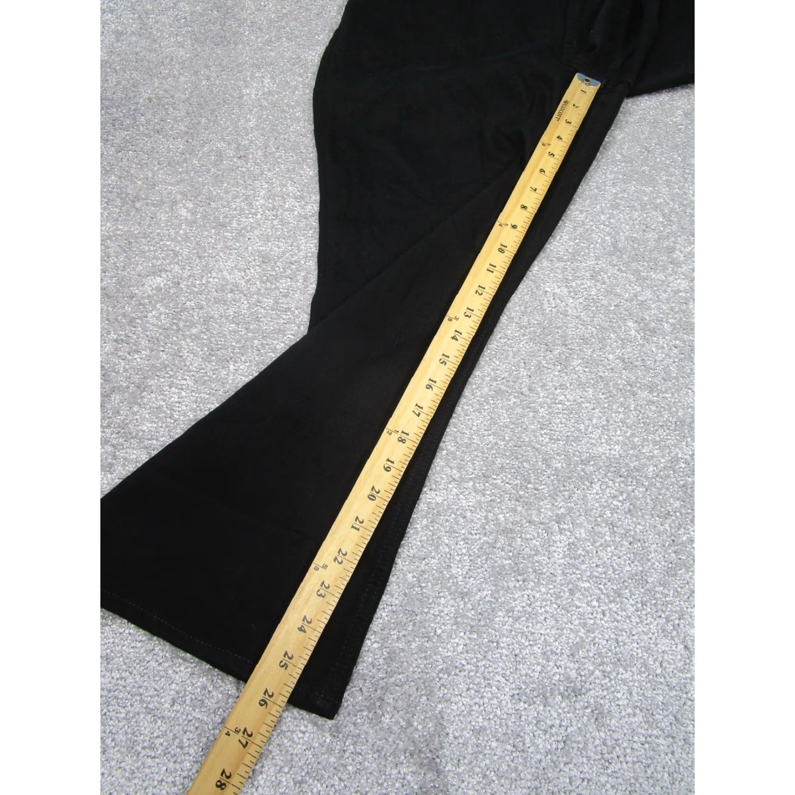 J.Crew J. Crew Jeans Womens 34 Flare Crop Black Denim NEW Size 24" / US 00 / IT 34 - 3 Thumbnail