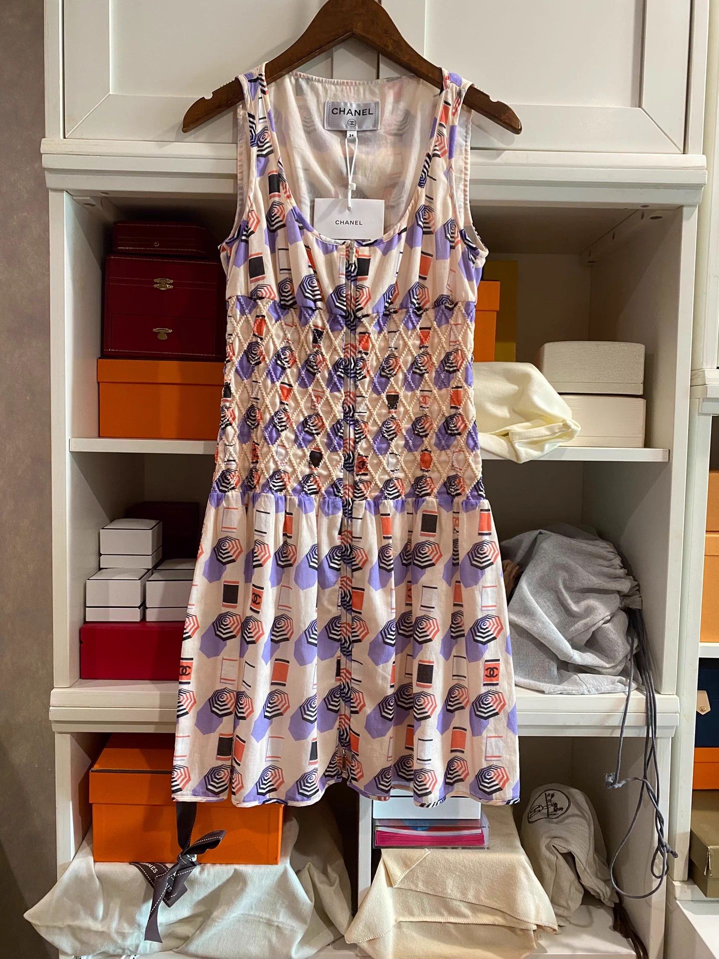 Chanel Chanel Beach Classic Low Neck 34 Dress New w/ Tag Size XS / US 0-2 / IT 36-38 - 1 Thumbnail