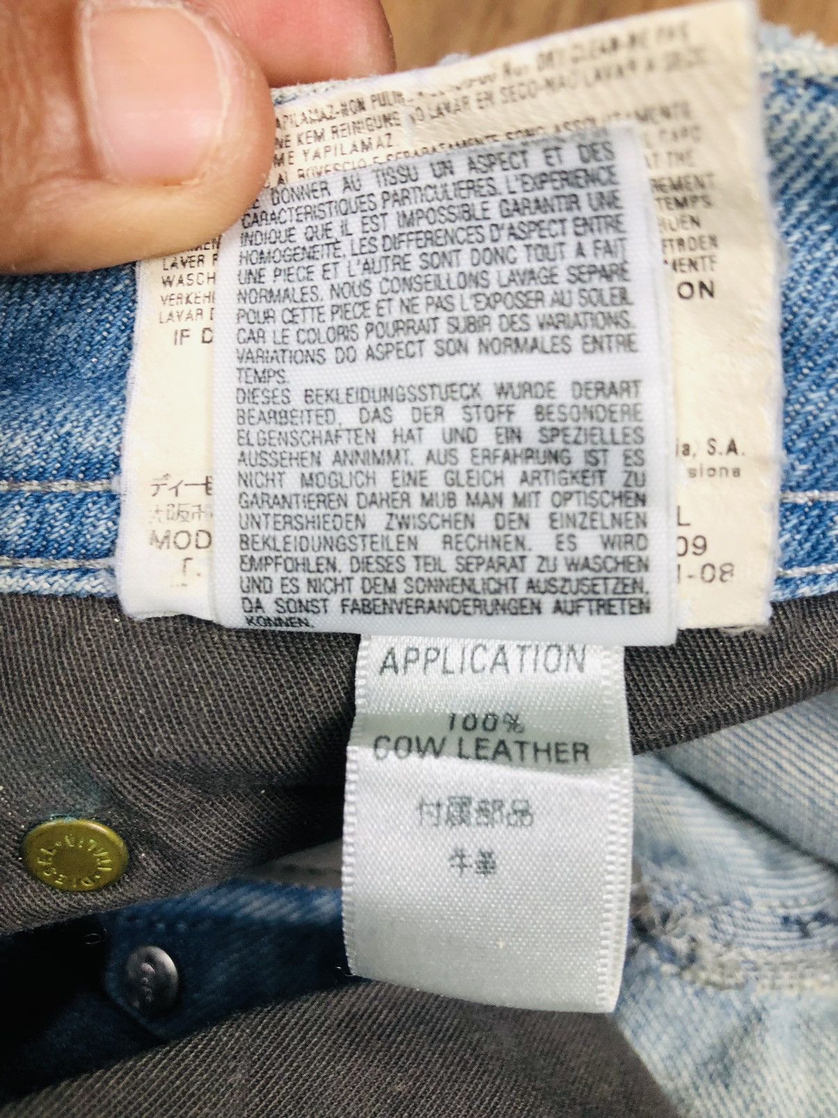 Diesel Diesel Industry Distressed Jeans (35) Size US 29 - 18 Thumbnail