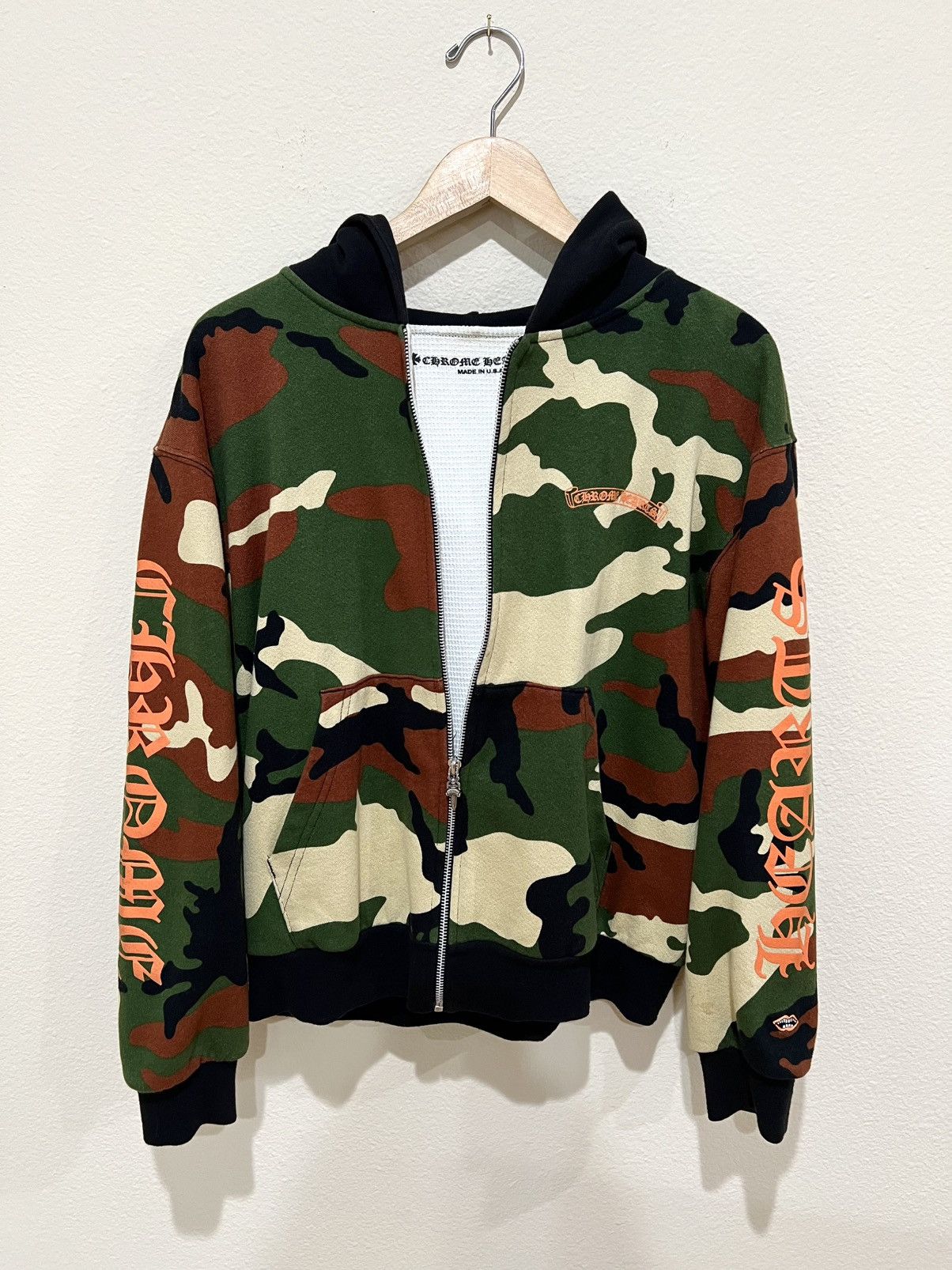 Chrome Hearts chrome hearts matty boy caution camo thermal zip up hoodie Size US S / EU 44-46 / 1 - 3 Thumbnail