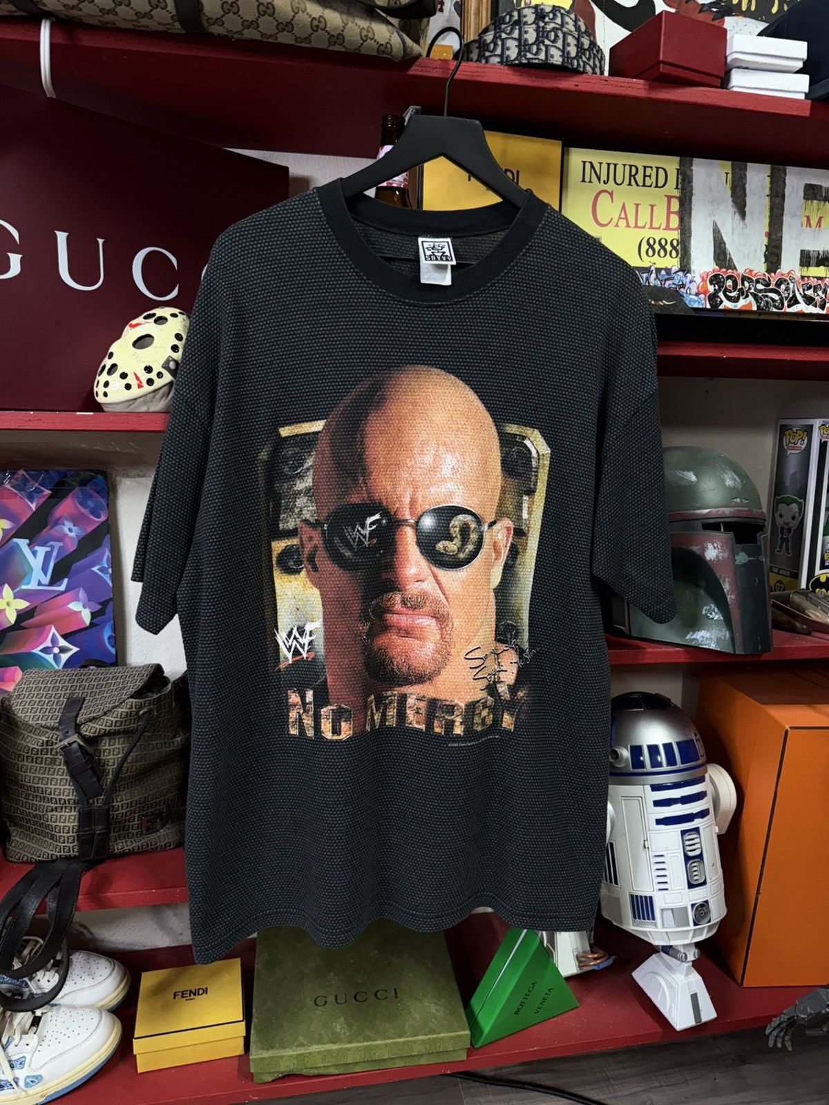 Vintage Vintage 90’s Stone Cold Steve Austin T-Shirt Size XLarge Size US XL / EU 56 / 4 - 2 Thumbnail