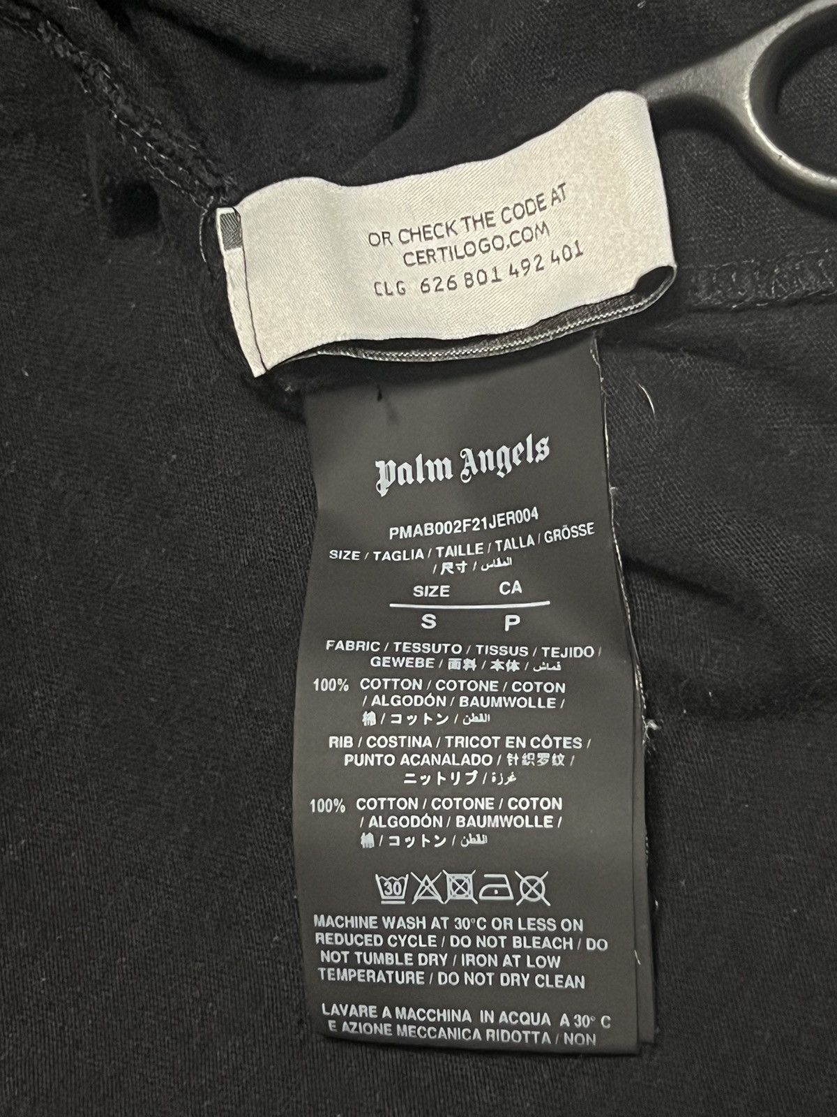 Palm Angels PALM ANGELS Bandana Paisley Logo Printed Long Sleeve Tee Size US S / EU 44-46 / 1 - 11 Thumbnail