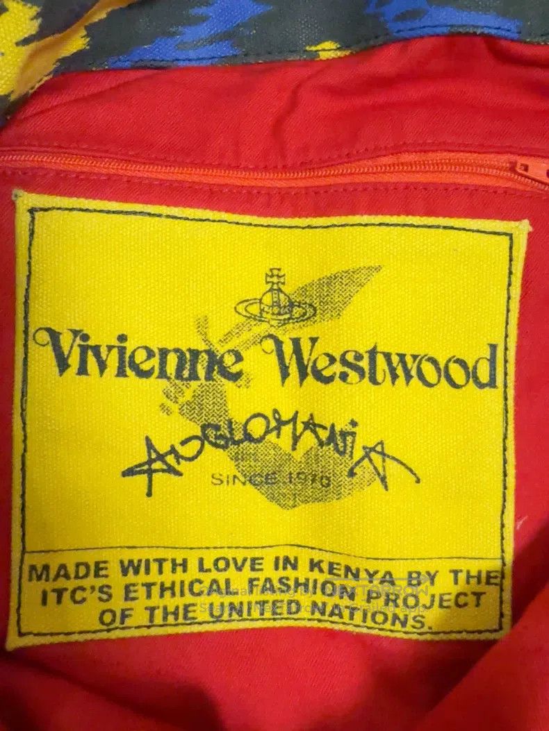 Vivienne Westwood Vivienne Westwood size os Blue and yellow pirate pattern ba Size ONE SIZE - 4 Thumbnail