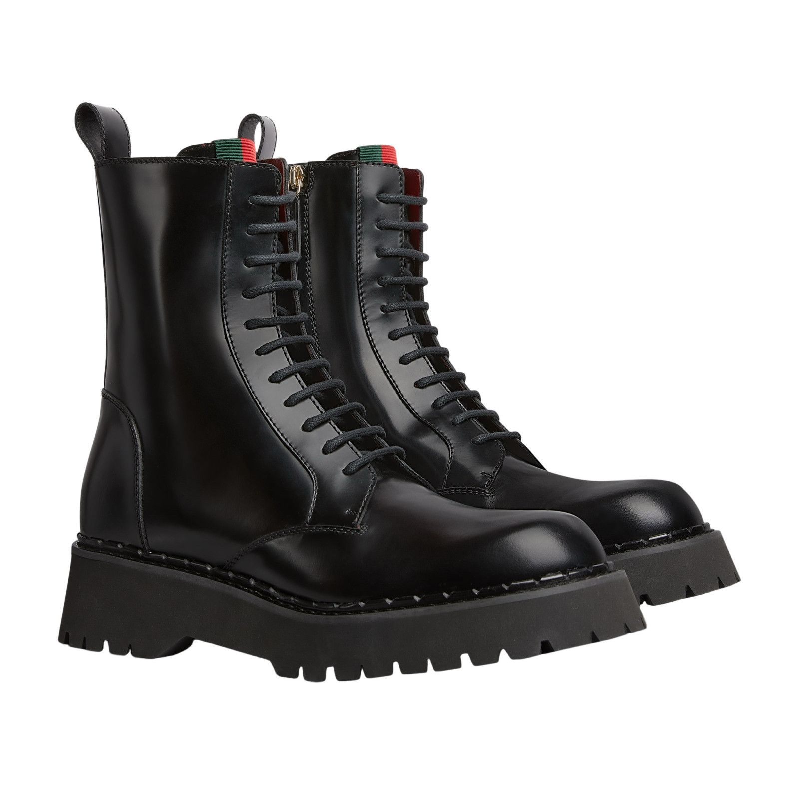 Gucci New Arley black leather brogue boots men’s size 6.5 Gucci New Arley Wingtip Boots Black Full Grain Leather | Grailed main image 2