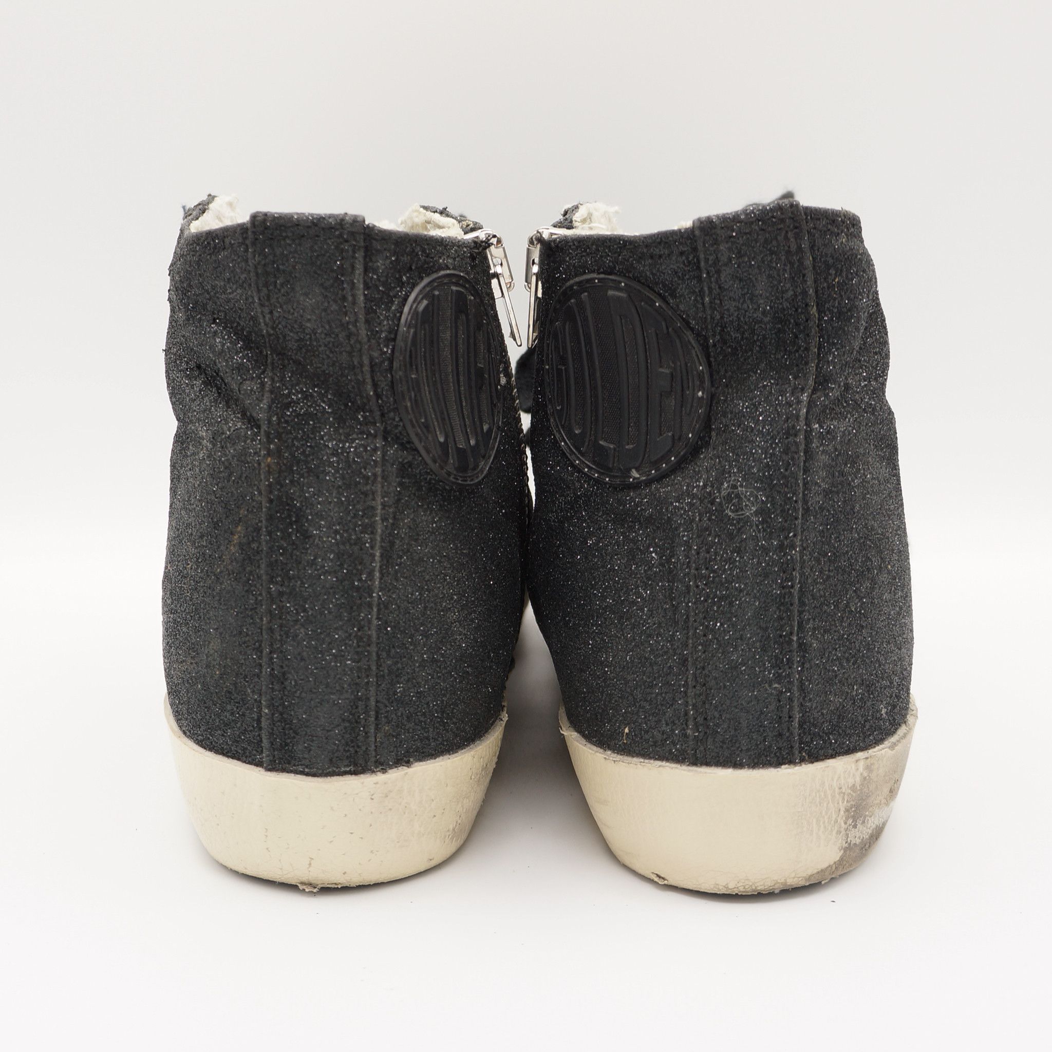 Golden Goose Francy Glitter Metallic Black Size US 6 / IT 36 - 7 Thumbnail