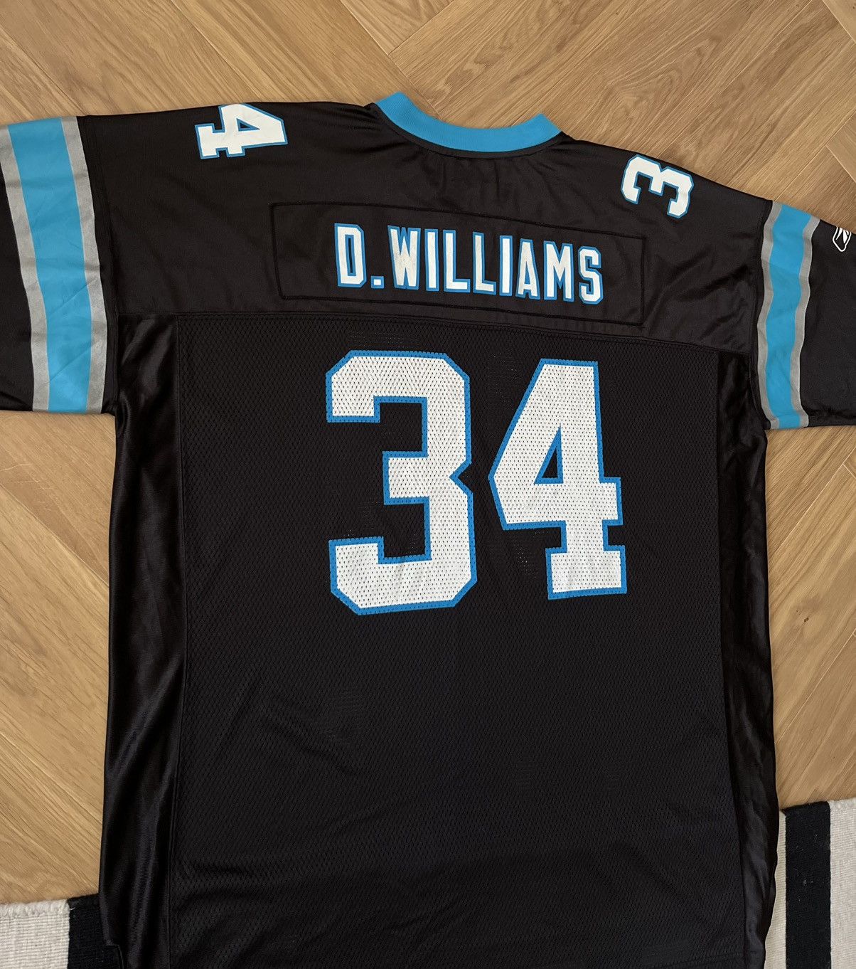 Reebok Vintage DeAngelo Williams Carolina Panthers 34 Reebok Jersey Size US XXL / EU 58 / 5 - 10 Thumbnail