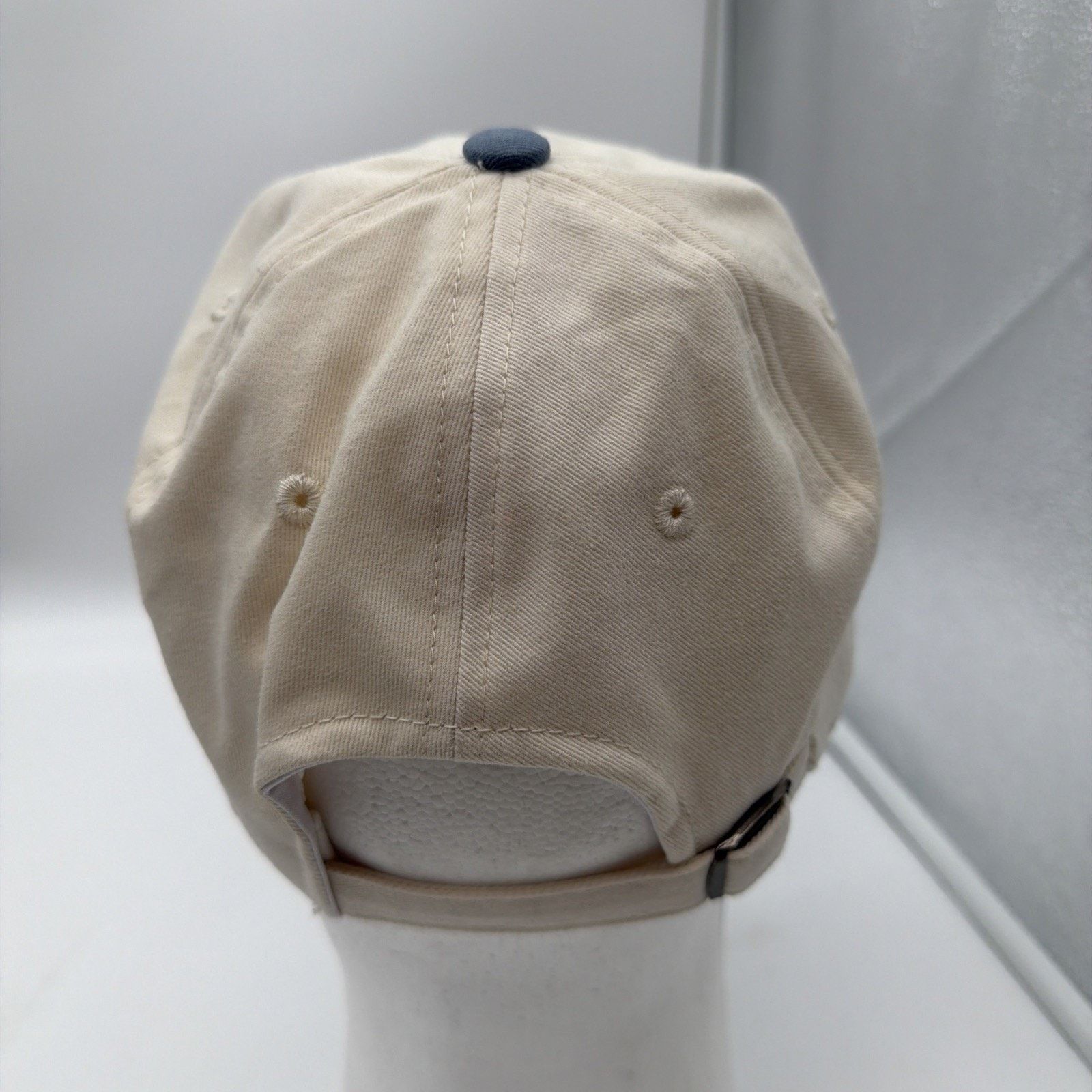 Other NO BAD IDEAS Two Tone Unisex Ivory Blue Adjustable NWT Cap Size ONE SIZE - 6 Thumbnail