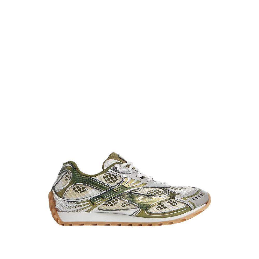 BOTTEGA VENETA Orbit $1050 Women's Mud/White Sneakers New &