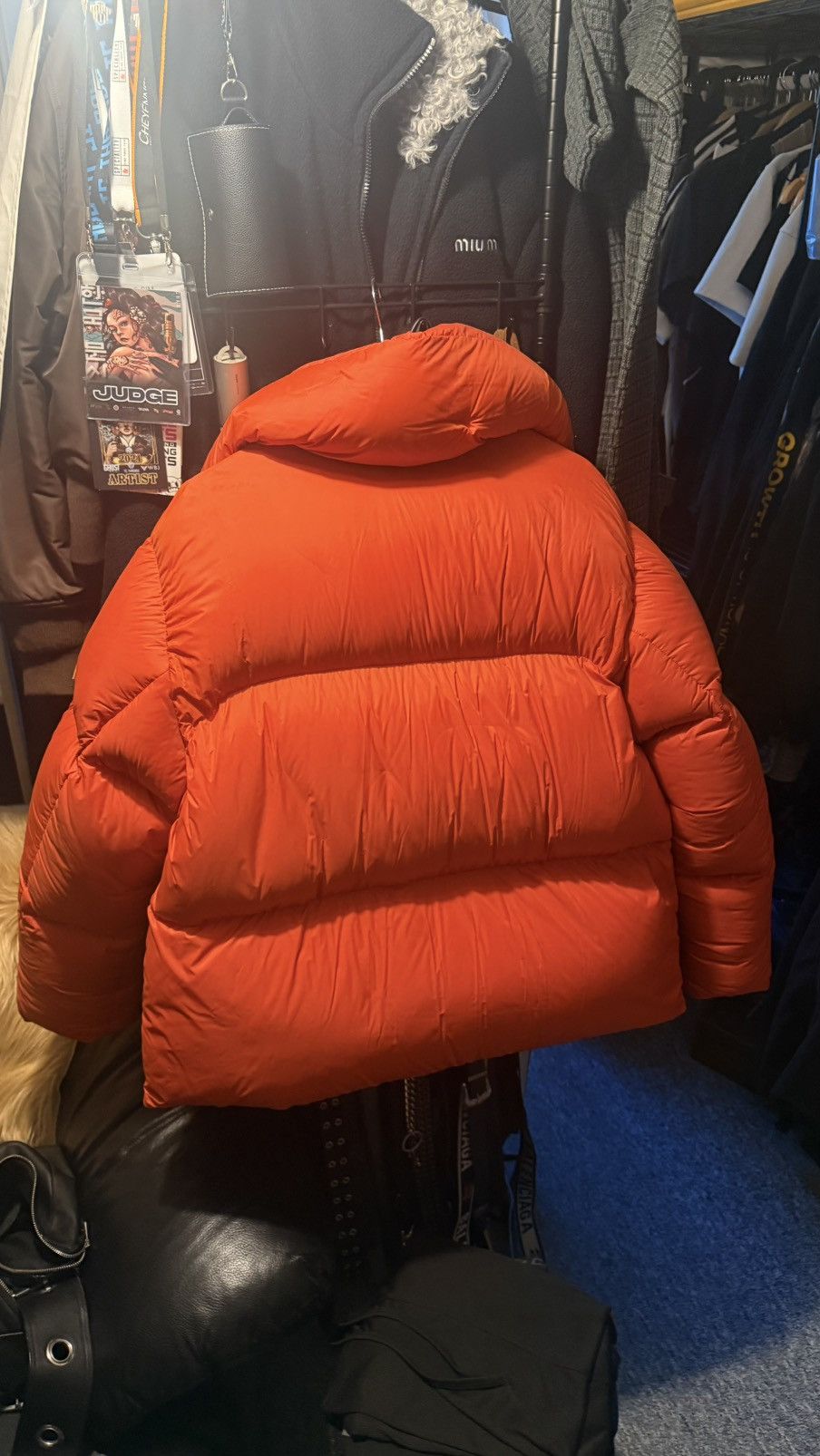 Ambush Design AMBUSH Oversized Down Jacket Red Orange Size US S / EU 44-46 / 1 - 10 Thumbnail