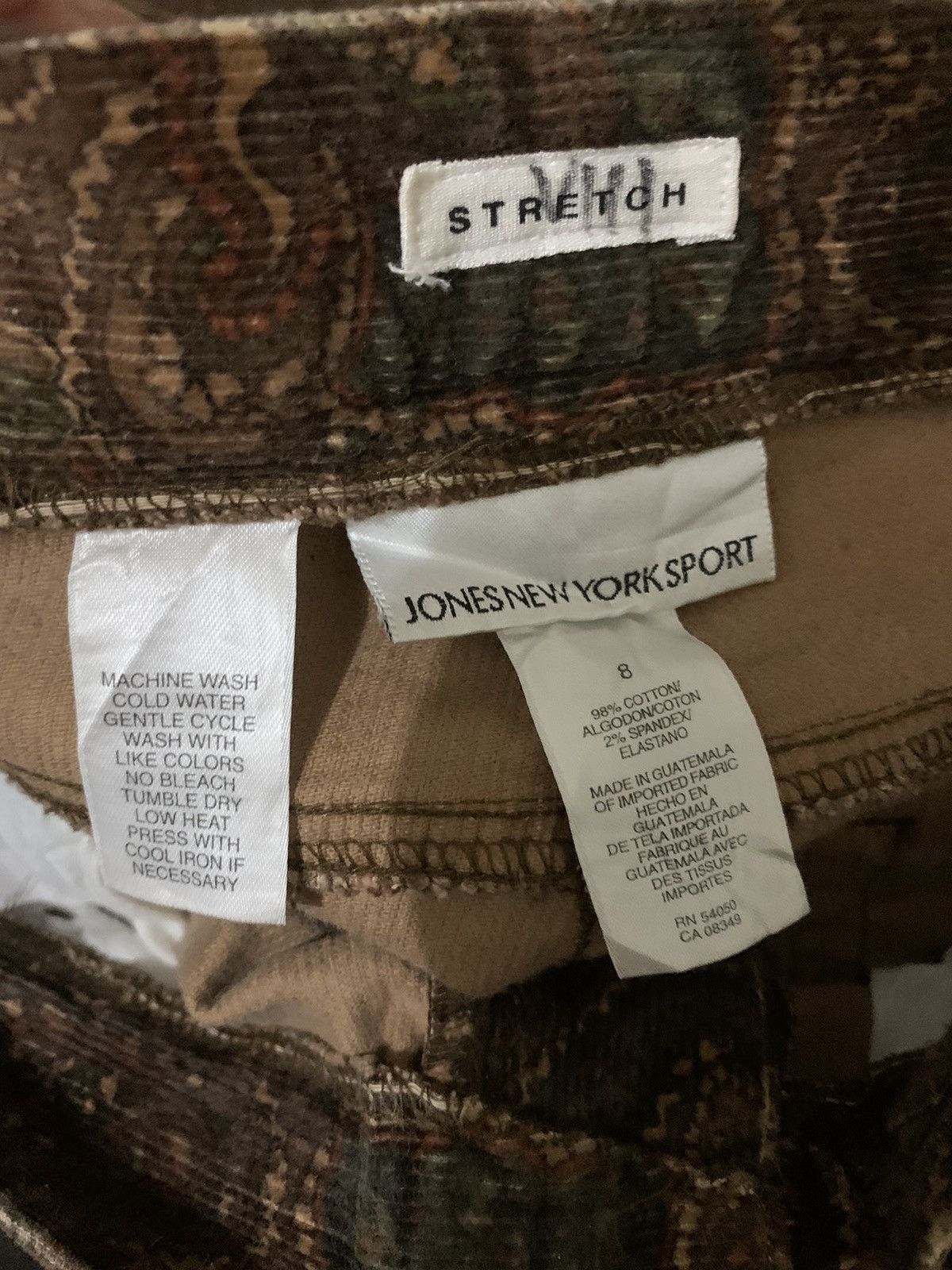 If Six Was Nine × Jones New York × Le Grande Bleu (L.G.B.) Flare carduroy pants jones new york sport Size 32" / US 10 / IT 46 - 5 Thumbnail