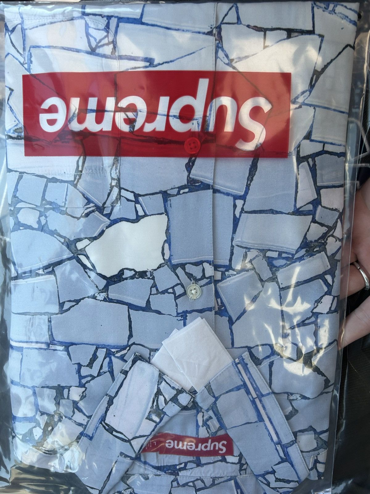 Supreme Mosaic S/S Shirt L *IN HAND* | Grailed
