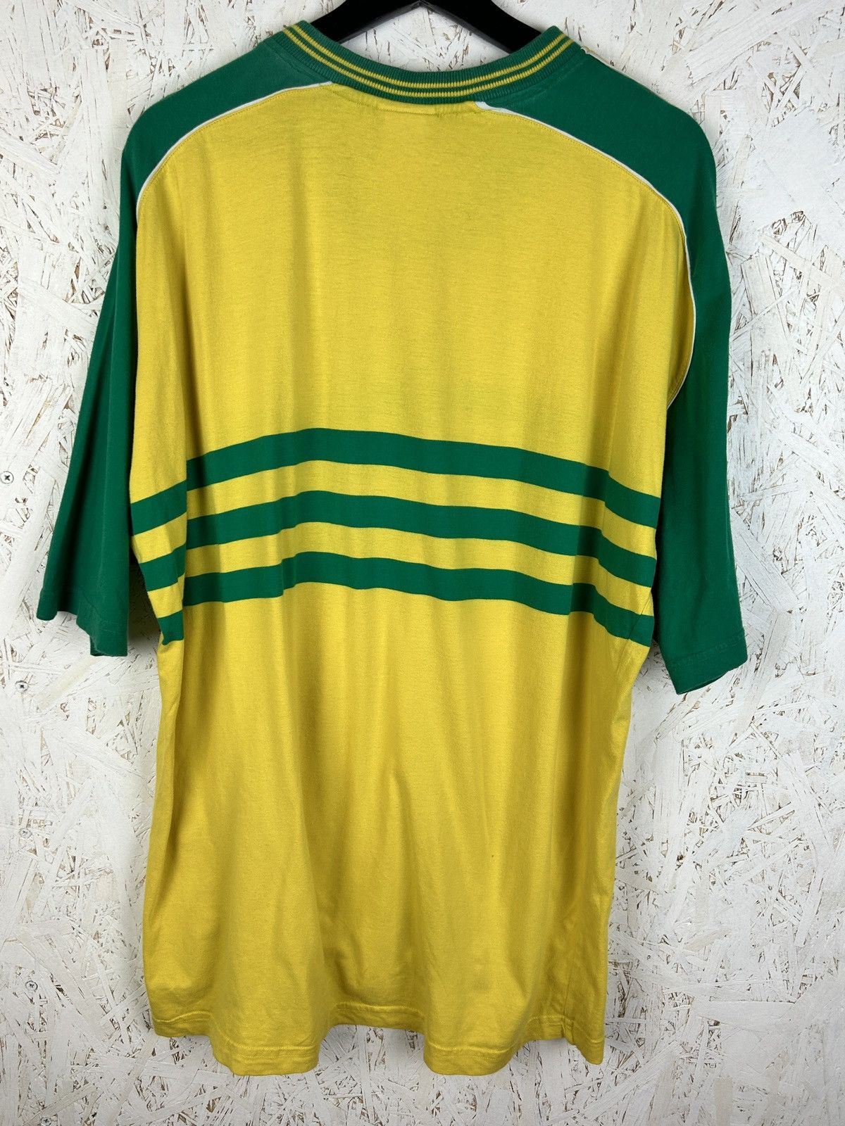 Other 90s Vintage Adidas FC Nantes Football Soccer T-Shirt Yellow Size US XL / EU 56 / 4 - 5 Thumbnail