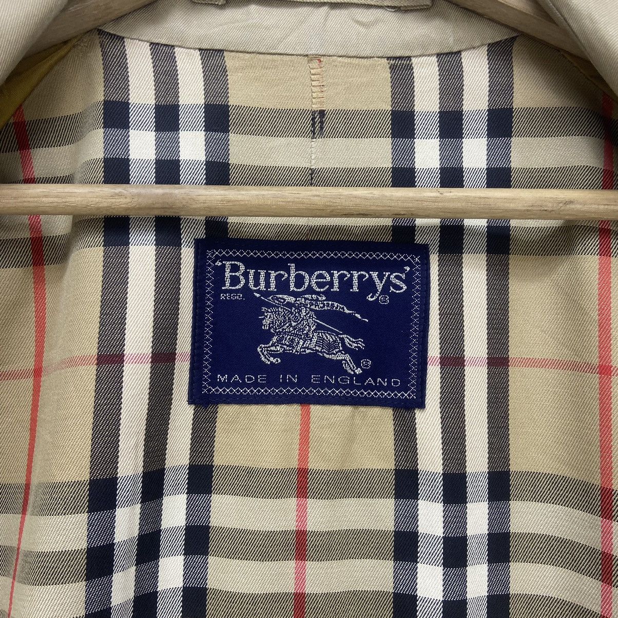 Burberry Prorsum Vintage Burberrys Prorsum England Nova Check Trench Coat Size US S / EU 44-46 / 1 - 22 Thumbnail