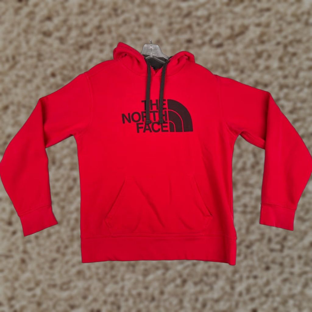 The North Face The North Face Hoodie Men Small Red Pullover Pocket Cotton Blend Size US S / EU 44-46 / 1 - 1 Thumbnail