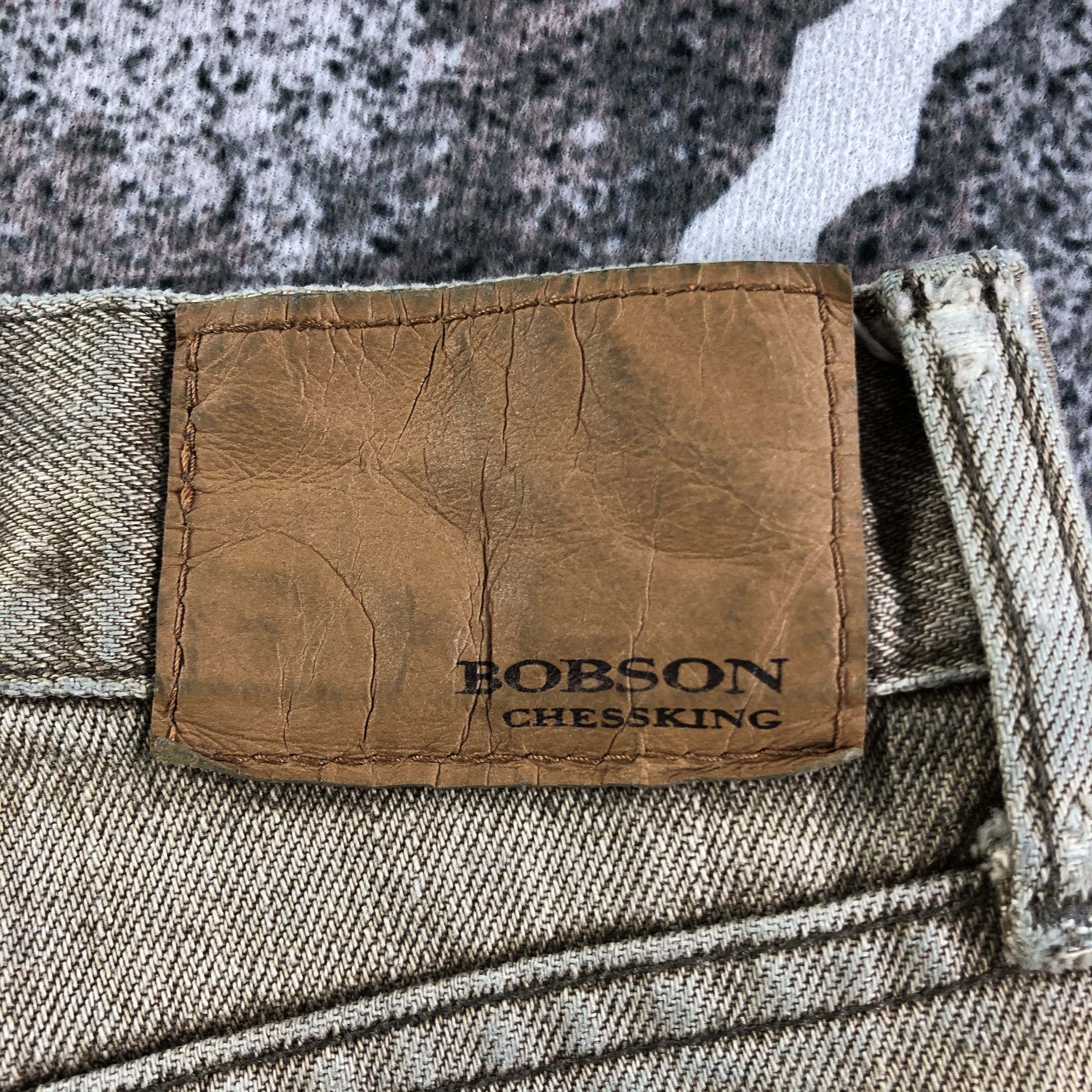 Japanese Brand Vintage Bobson Distressed Jeans Earth Tone Denim KJ2524 Size US 30 / EU 46 - 5 Thumbnail