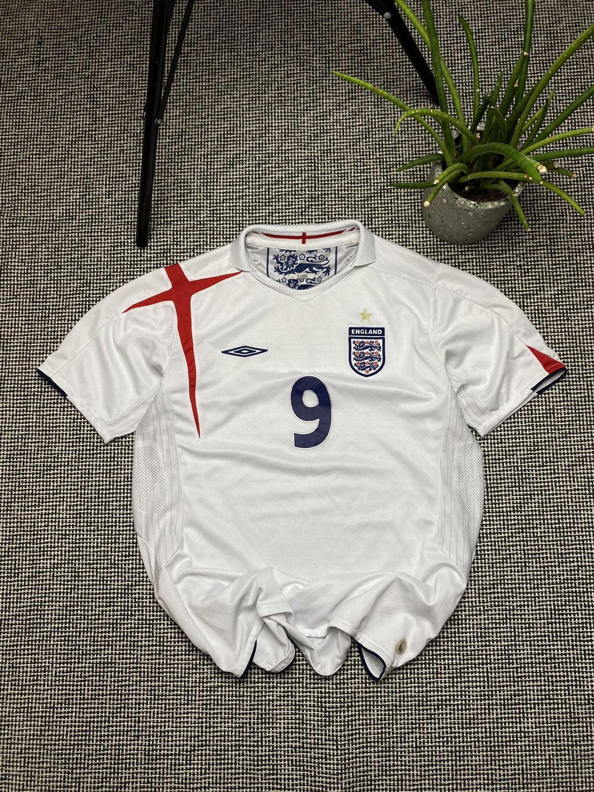 Soccer Jersey × Umbro × Vintage England umbro Rooney #9 vintage soccer  jersey | Grailed