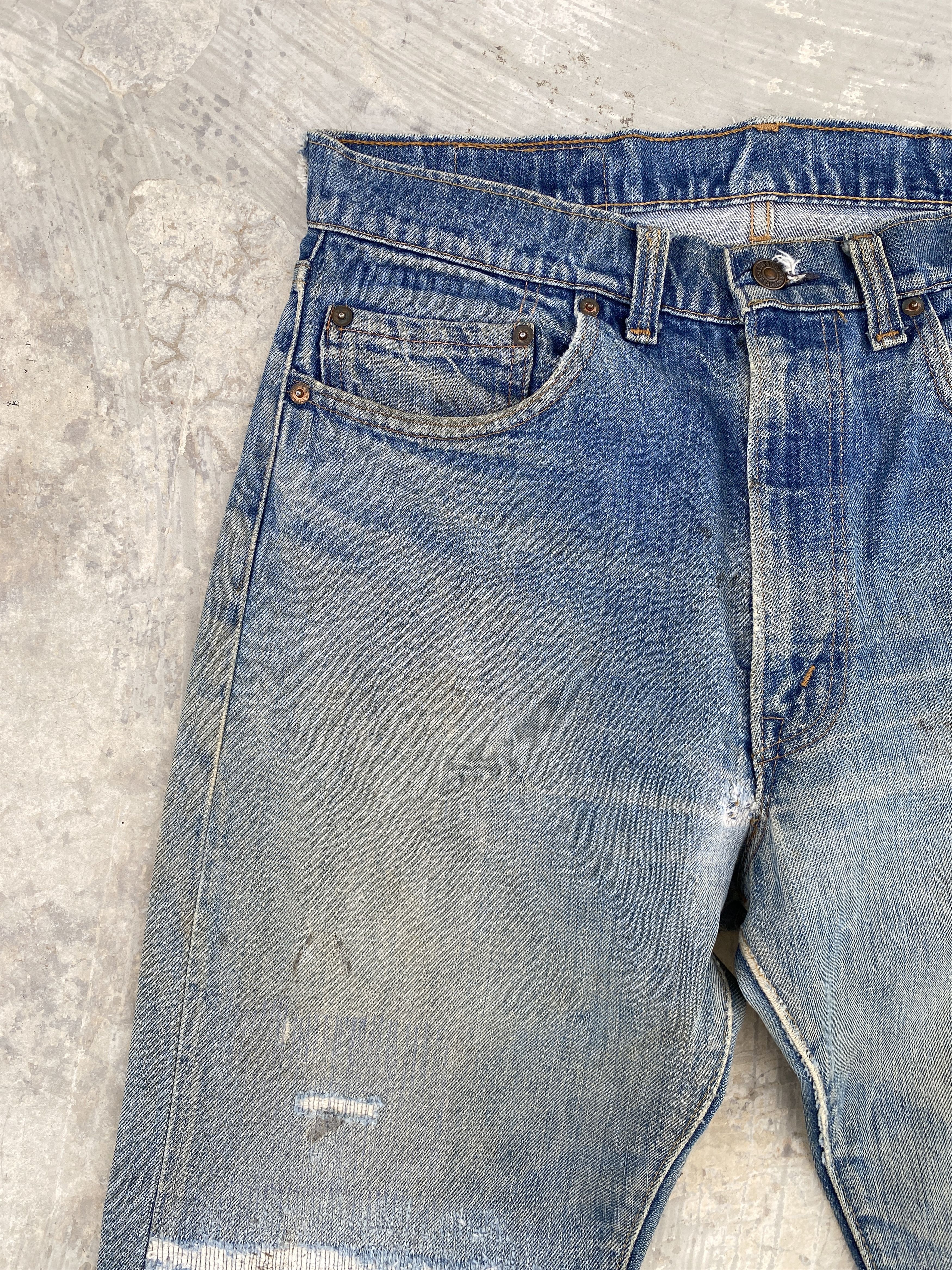 Levi's × Vintage Vintage 80s Levis 505 #16 Jeans Size US 34 / EU 50 - 2 Thumbnail