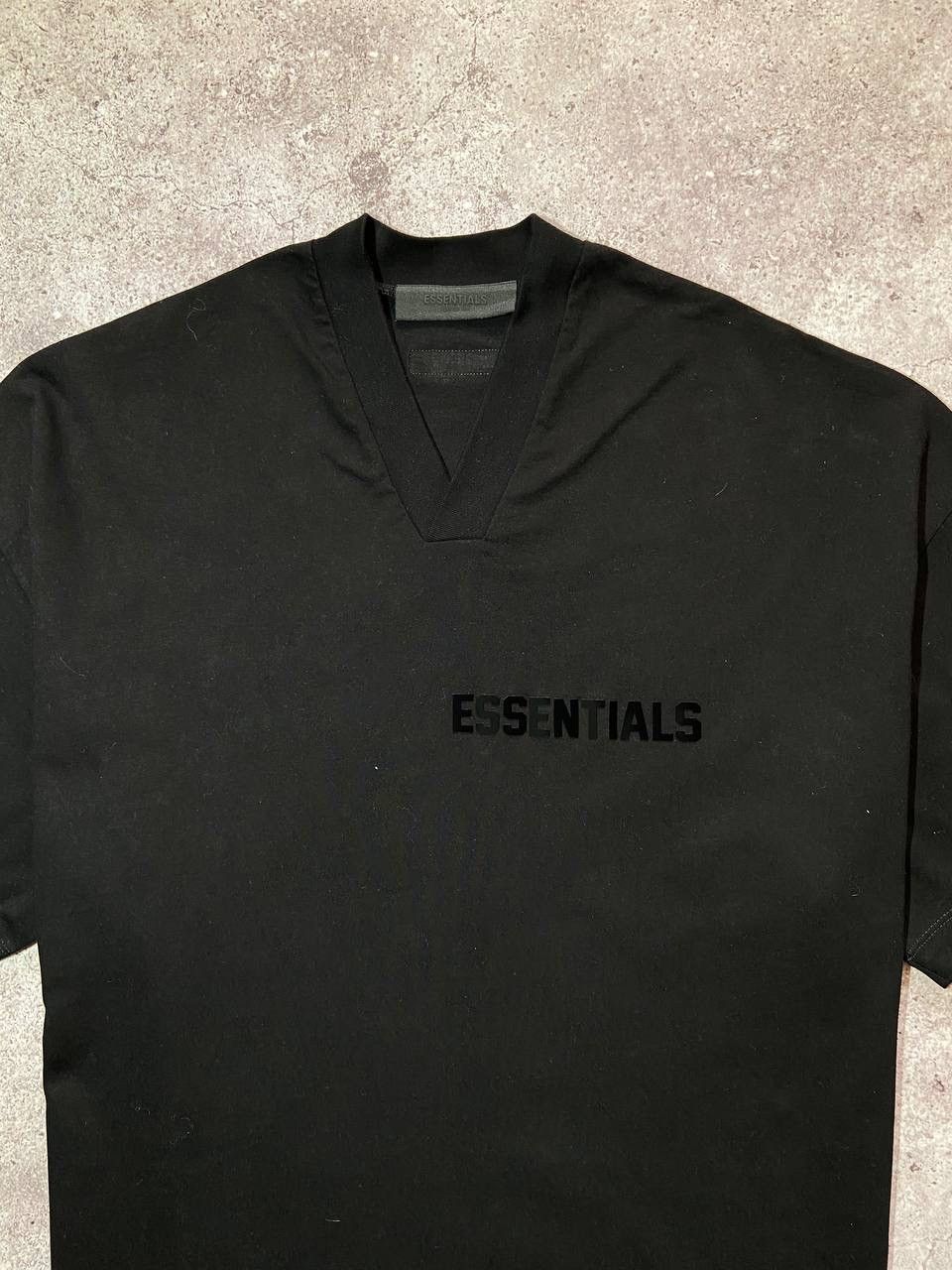 Essentials × Fear of God Essentials Fear of Gog Black Cotton T- Size US S / EU 44-46 / 1 - 2 Thumbnail
