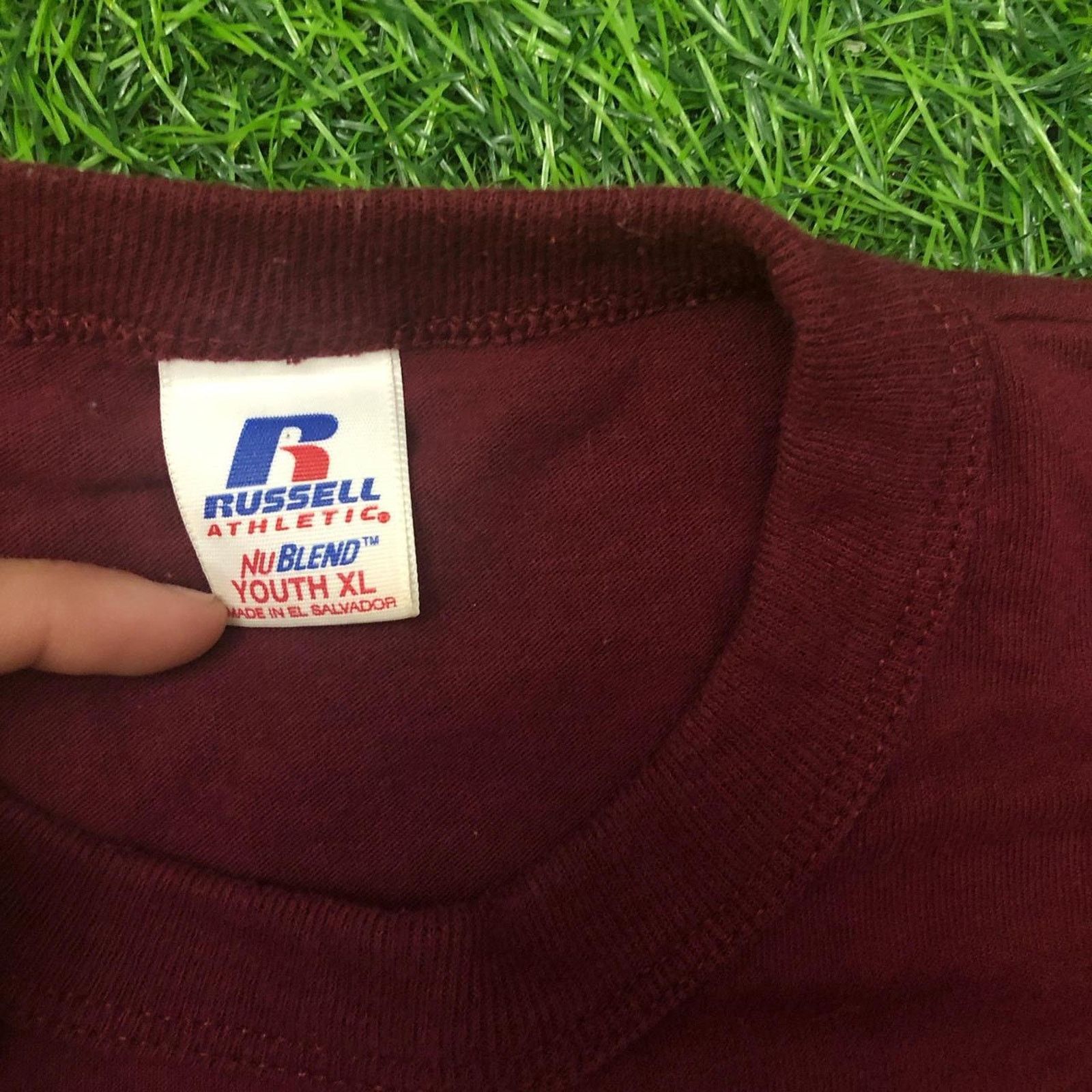 Russell Athletic Maroon Hawthorne Christian Soccer Camp Defender Graphic Tee Size US S / EU 44-46 / 1 - 4 Thumbnail