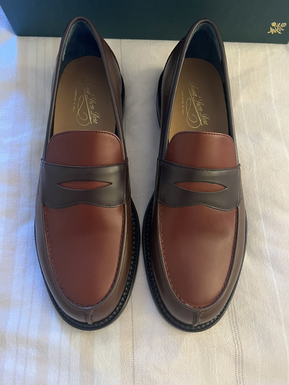 Aime Leon Dore Aime Leon Dore ALD Queens Crest Penny Loafer Brown Size 11 Size US 11 / EU 44 - 4 Thumbnail