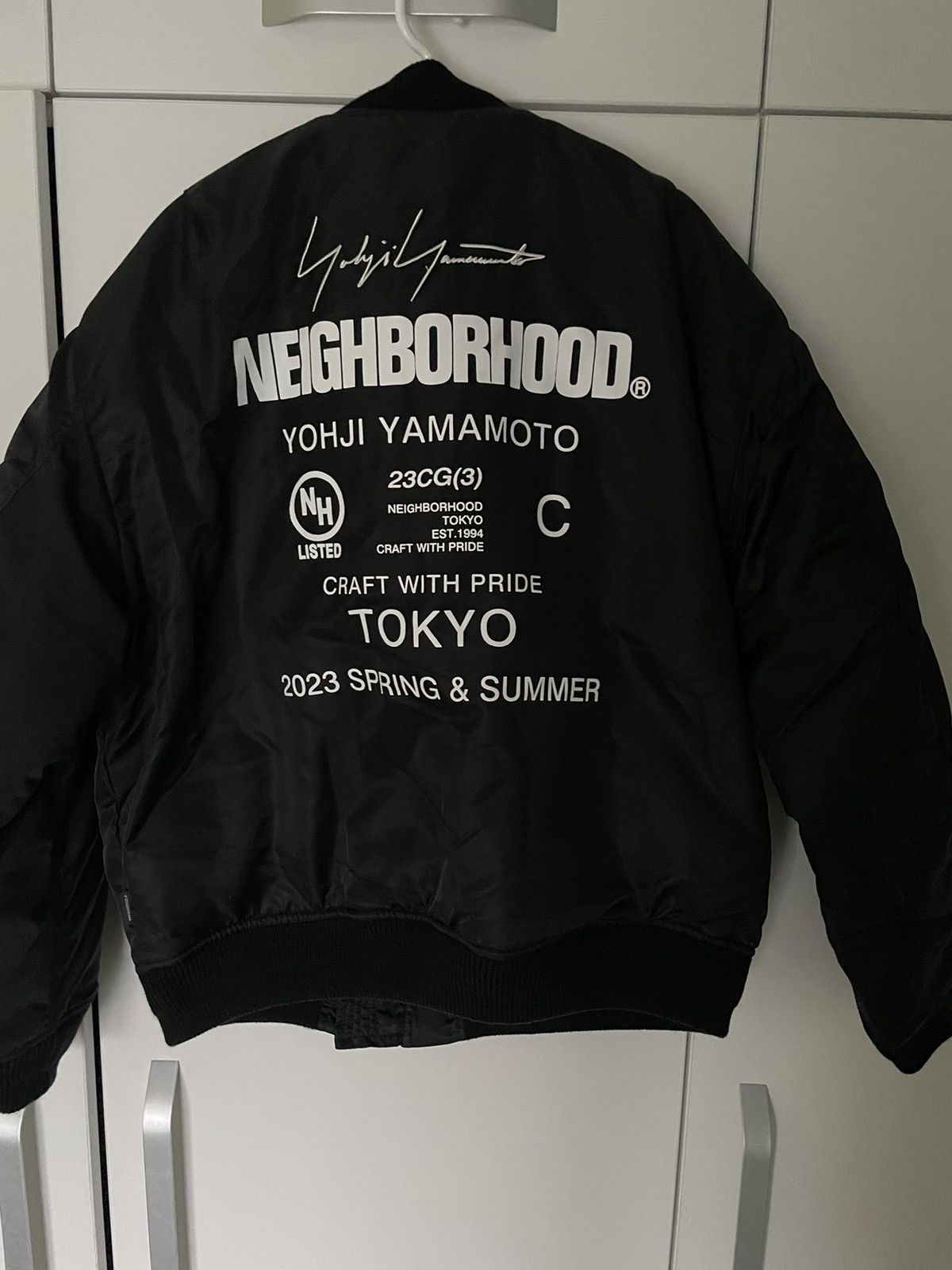 image of Neighborhood Bomber Jacket in Black, Men's (Size Medium)