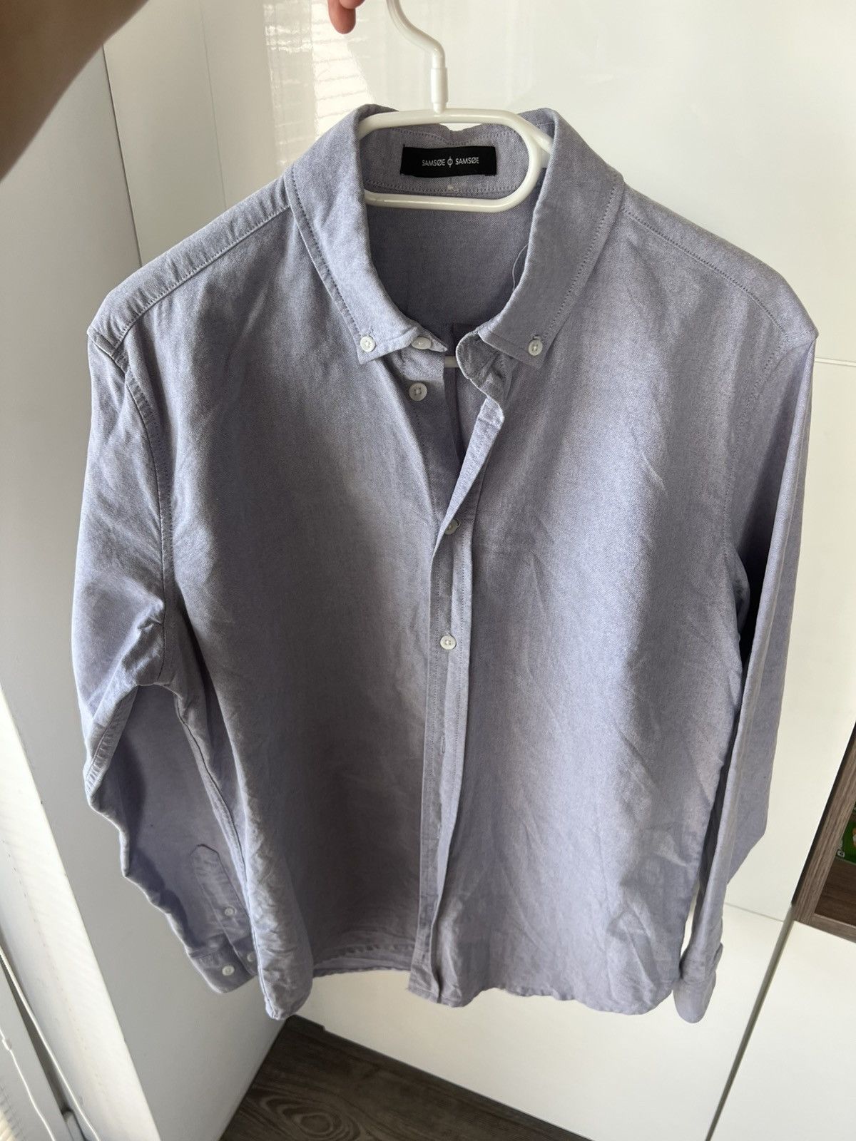 Samsoe Samsoe Samsoe Samsoe Basic Helsinki Oxford Button Up Casual Shirt Size US M / EU 48-50 / 2 - 3 Thumbnail