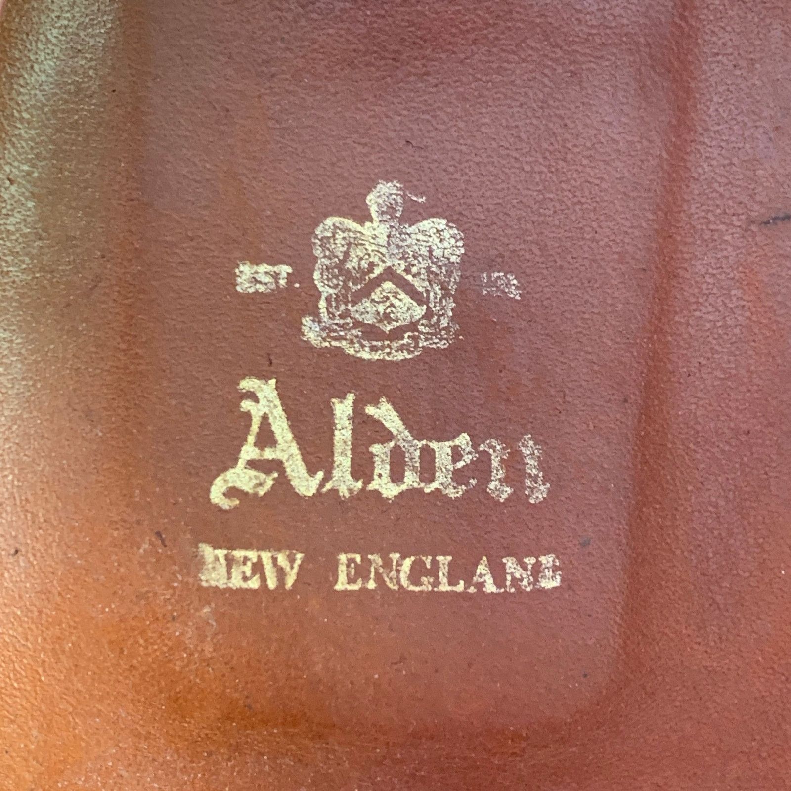 Alden ALDEN Size 12.5 Brown Perforated Suede Wingtip Lace-Up Shoes Size US 12.5 / EU 45-46 - 7 Thumbnail