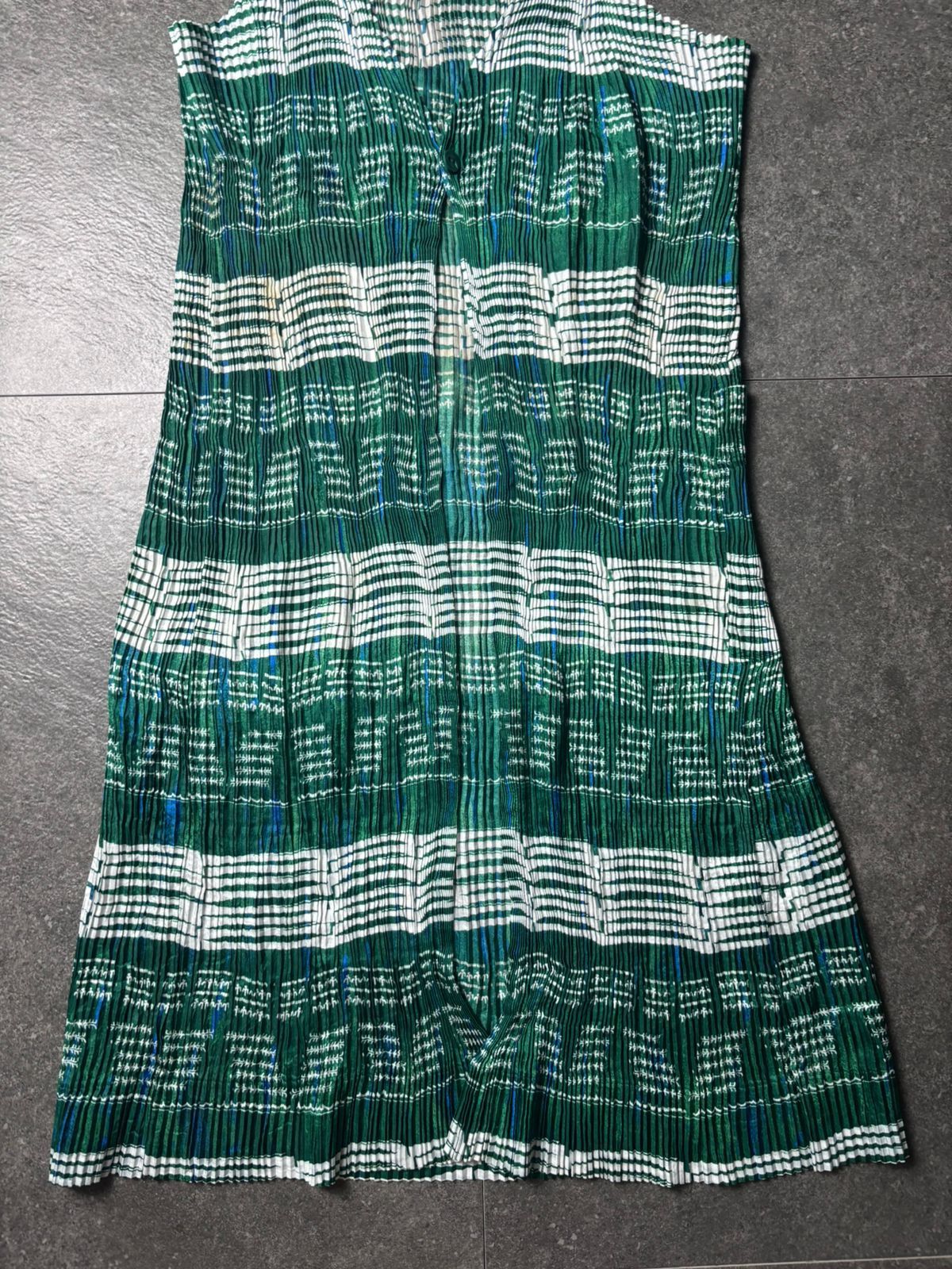 Pleats Please Issey Miyake 2000s Pleats Please IM Product Pattern Midi Dress Size ONE SIZE - 5 Thumbnail