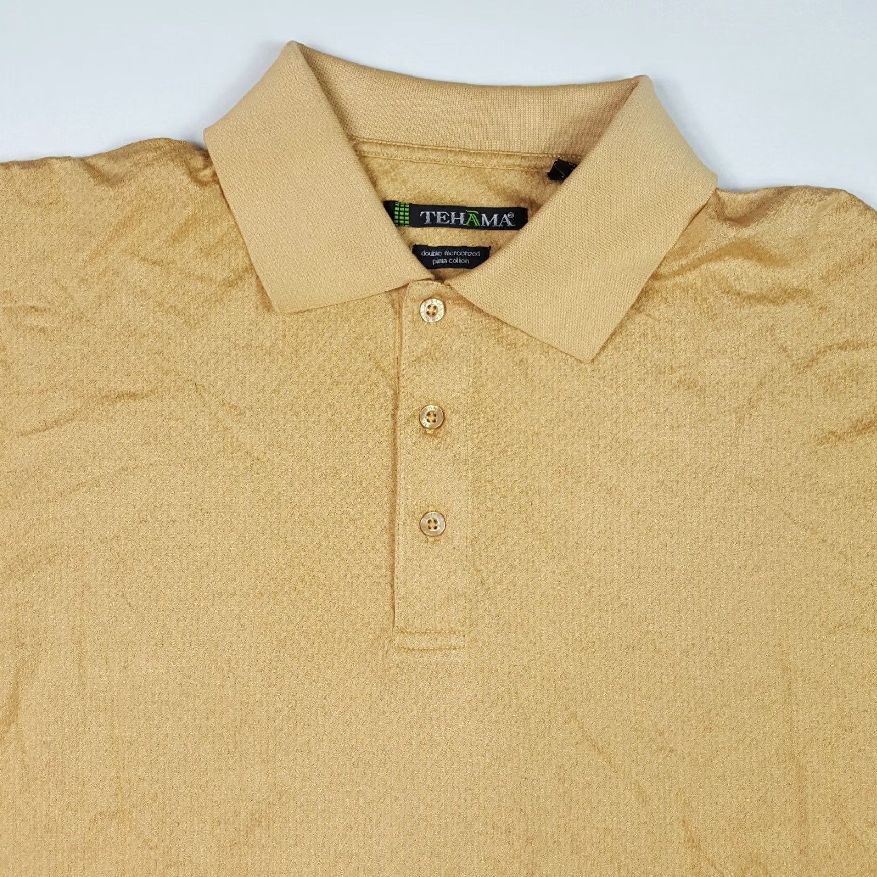 Vintage VINTAGE Tehama Distressed Golf Mens Size Large Casual Short Sleeve Retro Polo Shirt Size US L / EU 52-54 / 3 - 2 Thumbnail