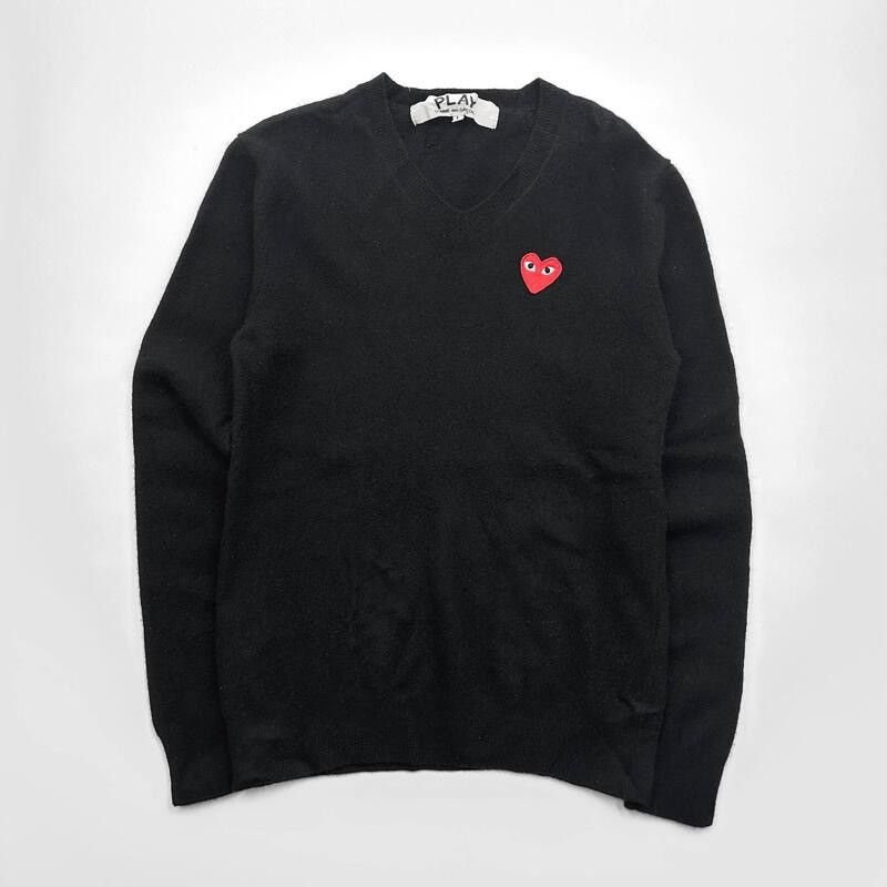 Comme des Garcons PLAY Comme des Garcons Play Wool Sweater Size US L / EU 52-54 / 3 - 1 Thumbnail