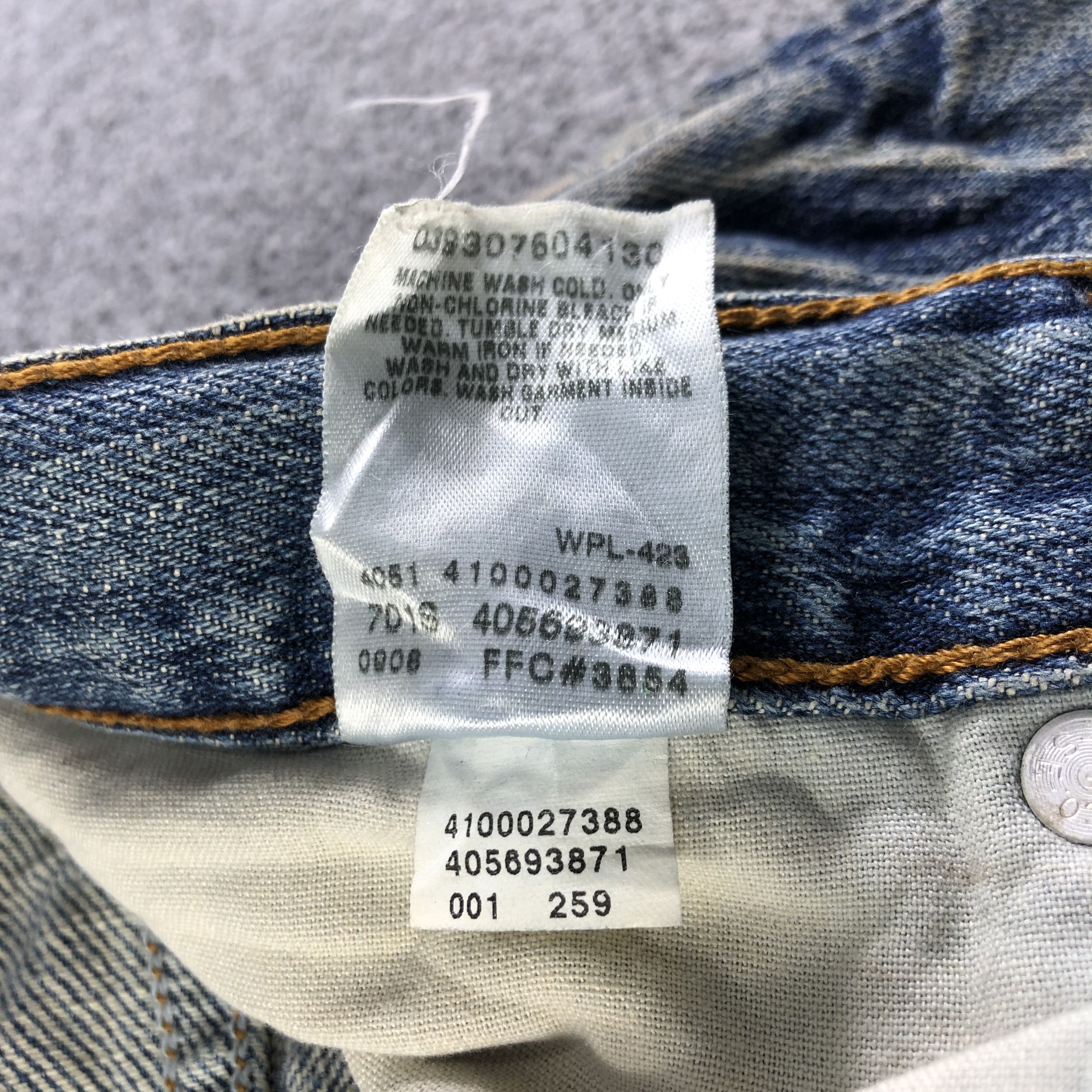 Levi's Vintage Blue Wash Levis 569 Jeans-J3014 Size US 36 / EU 52 - 11 Thumbnail