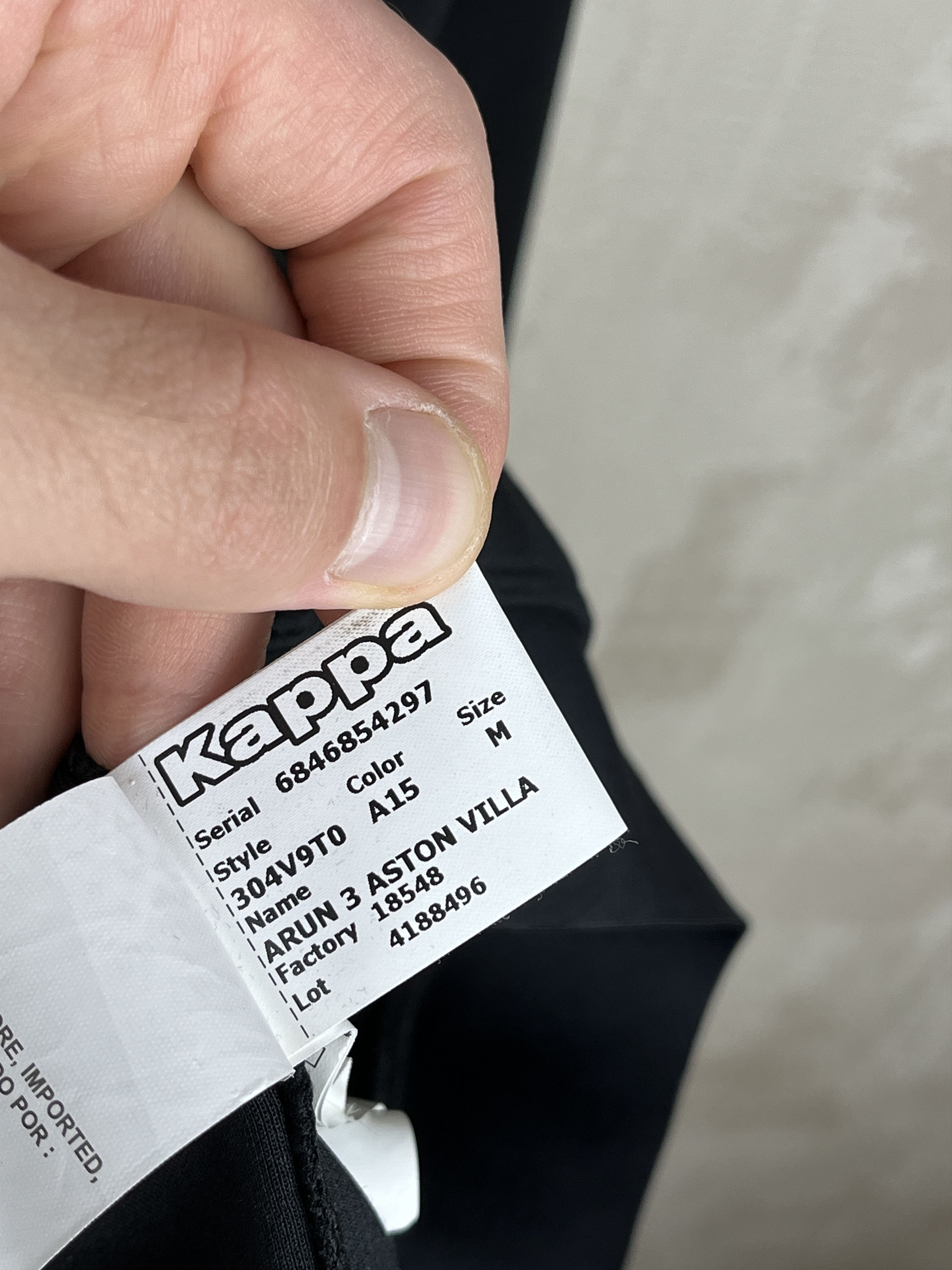 Kappa Aston Villa AVFC 2019/20 Training Jacket Kappa Soccer Size US M / EU 48-50 / 2 - 14 Thumbnail
