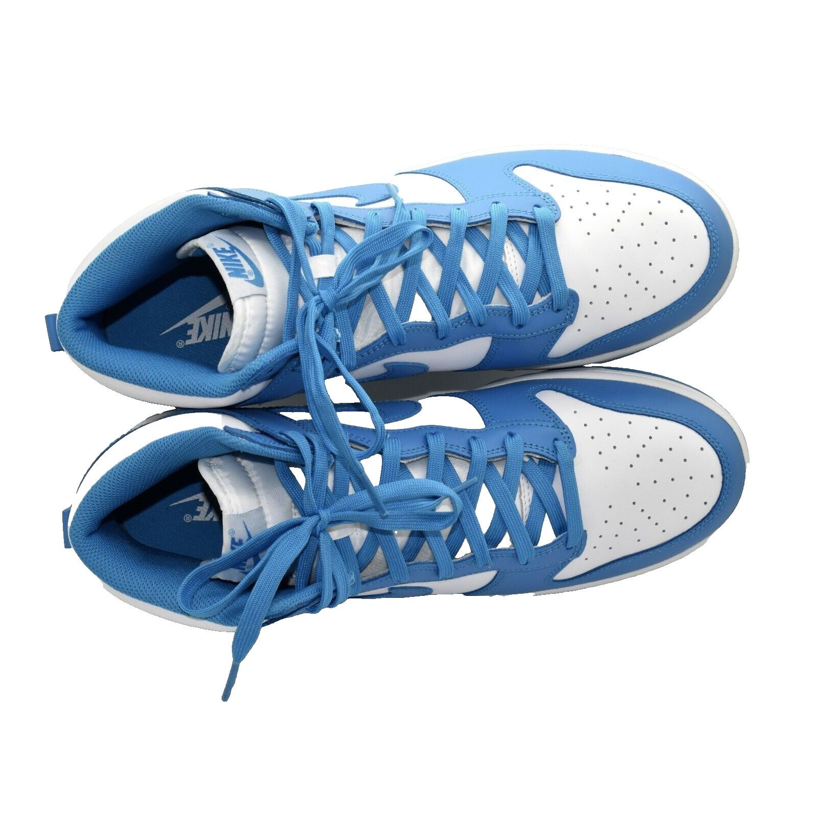 Nike NEW NIKE Dunk Hi Retro Blue White Sneaker DD1399-400 Sz 11.5 Size US 11.5 / EU 44-45 - 4 Thumbnail