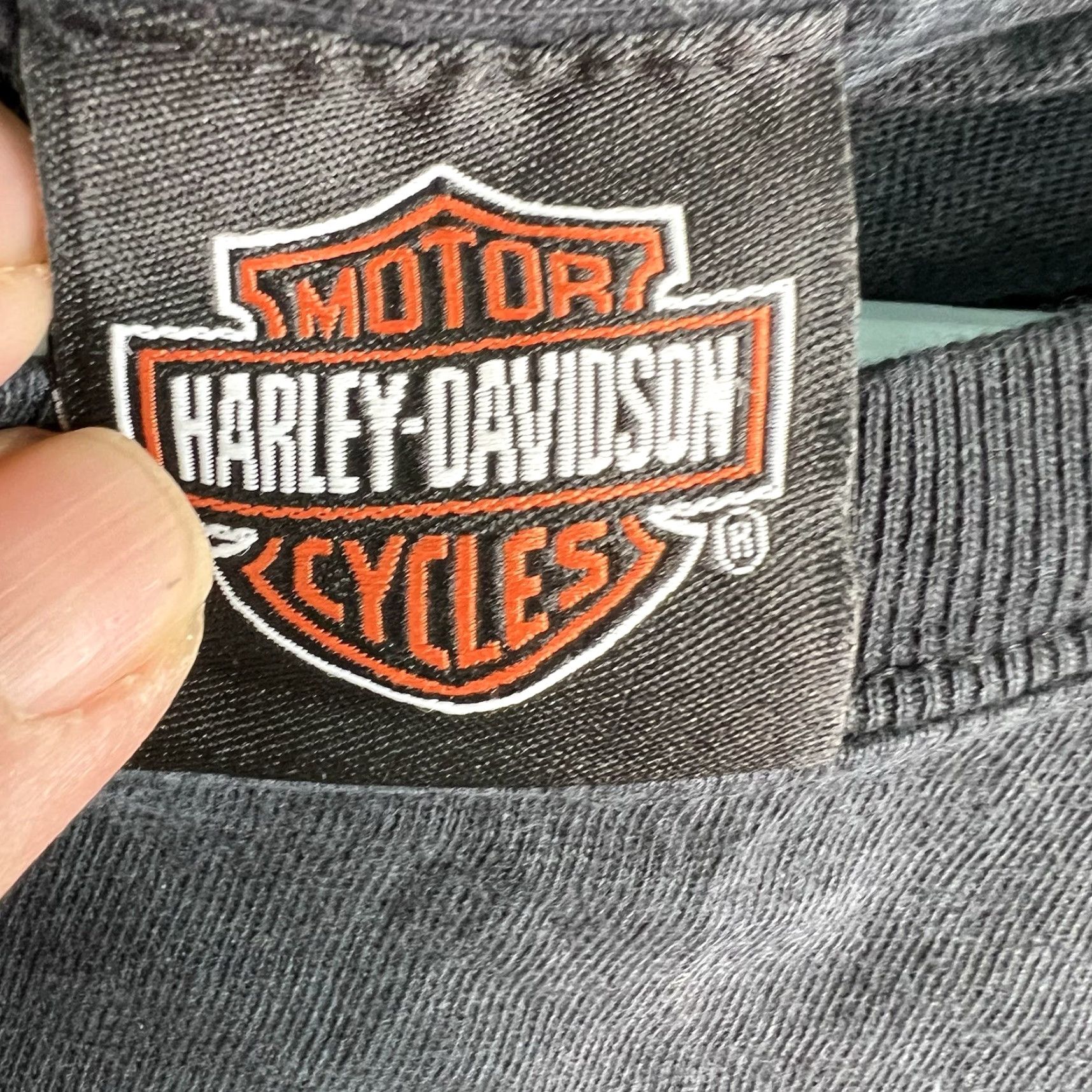 Harley Davidson Harley-Davidson T-Shirt Mens XL Black - Short Sleeve Crew Neck Double-Sided Cotton Size US XL / EU 56 / 4 - 4 Thumbnail