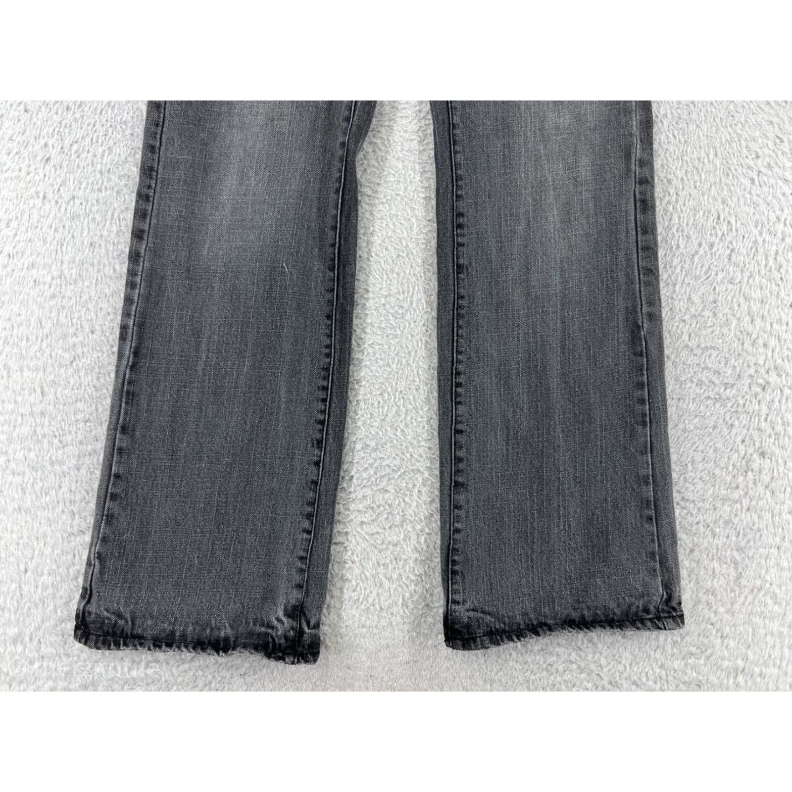 Ocean Pacific OP Ocean Pacific Jeans Womens 29 Gray Denim Bootcut Mid Rise 5-Pocket Regular Inseam 29 Cotton Blend Stretch Vintage: No Gender: Womens Size 29" - 5 Thumbnail