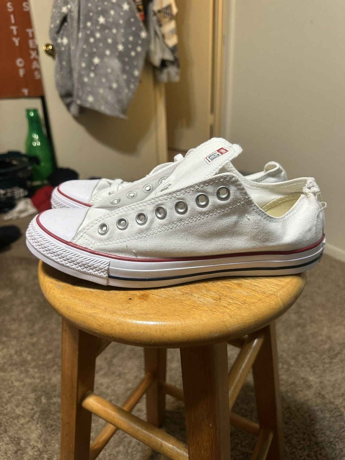 Converse Vintage Converse all-stars “triple white” 00s size 9 Size US 9 / EU 42 - 4 Thumbnail