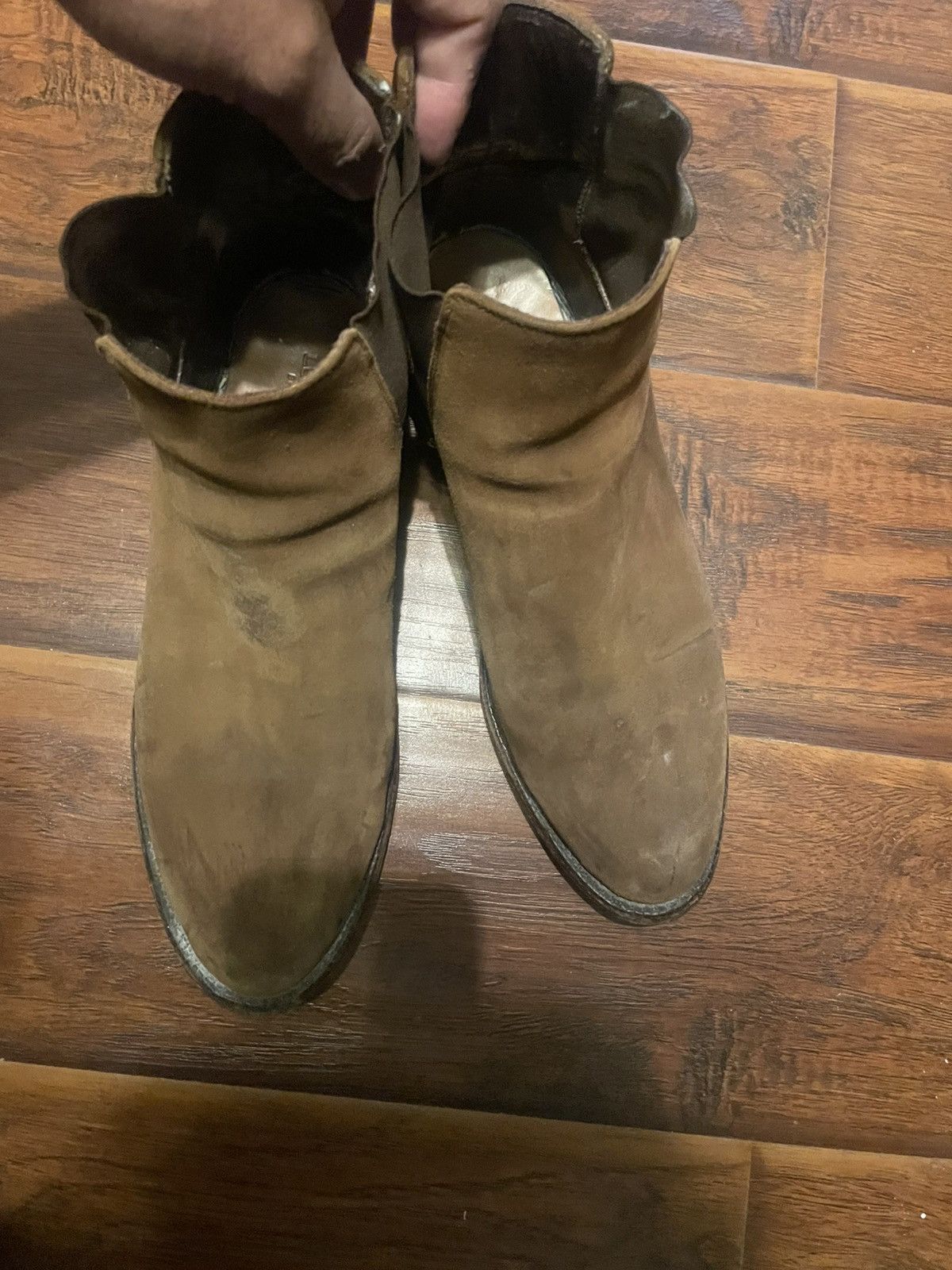 Lucchese Lucchese Grayson Suede Western Cowboy 9.5 Brown $995 boot Size US 9.5 / EU 42-43 - 5 Thumbnail