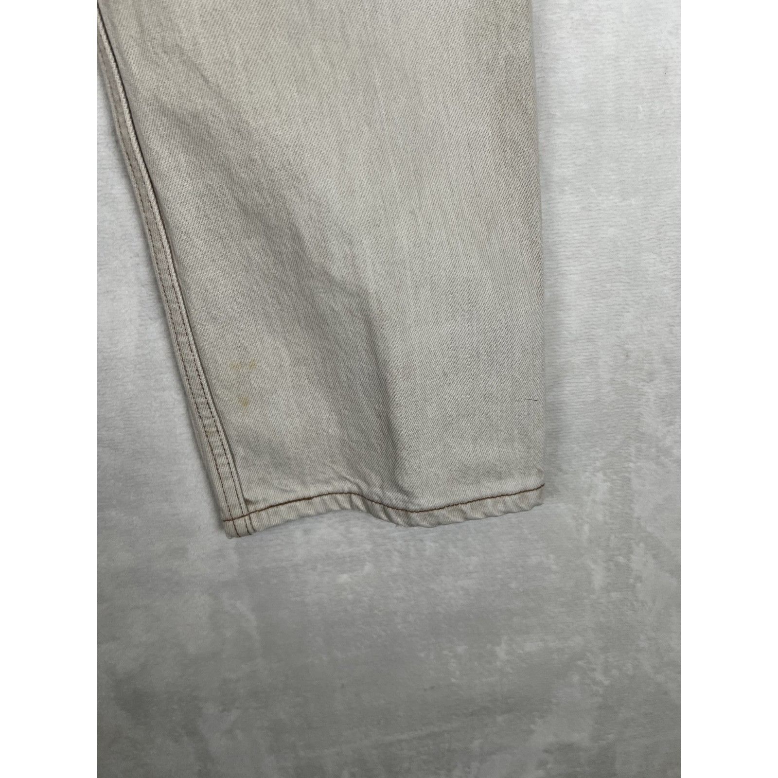 Levi's Vintage Levi’s 501 Beige Brown Denim Jeans Size 30x27 Made I Size US 30 / EU 46 - 12 Thumbnail