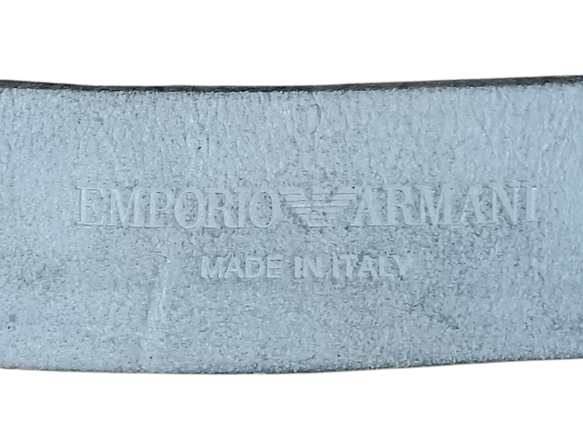 Emporio Armani EMPORIO ARMANI CROC EMBOSSED LEATHER BELT $ SYMBOL BUCKLE Size 34 - 5 Thumbnail