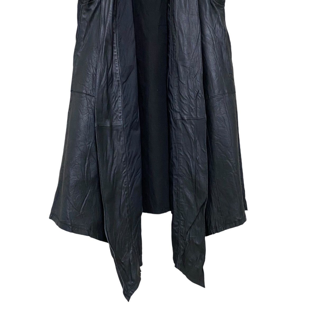 GOA Panaji G.O.A Lambskin Leather Asymmetrical Vest Size M / US 6-8 / IT 42-44 - 12 Thumbnail