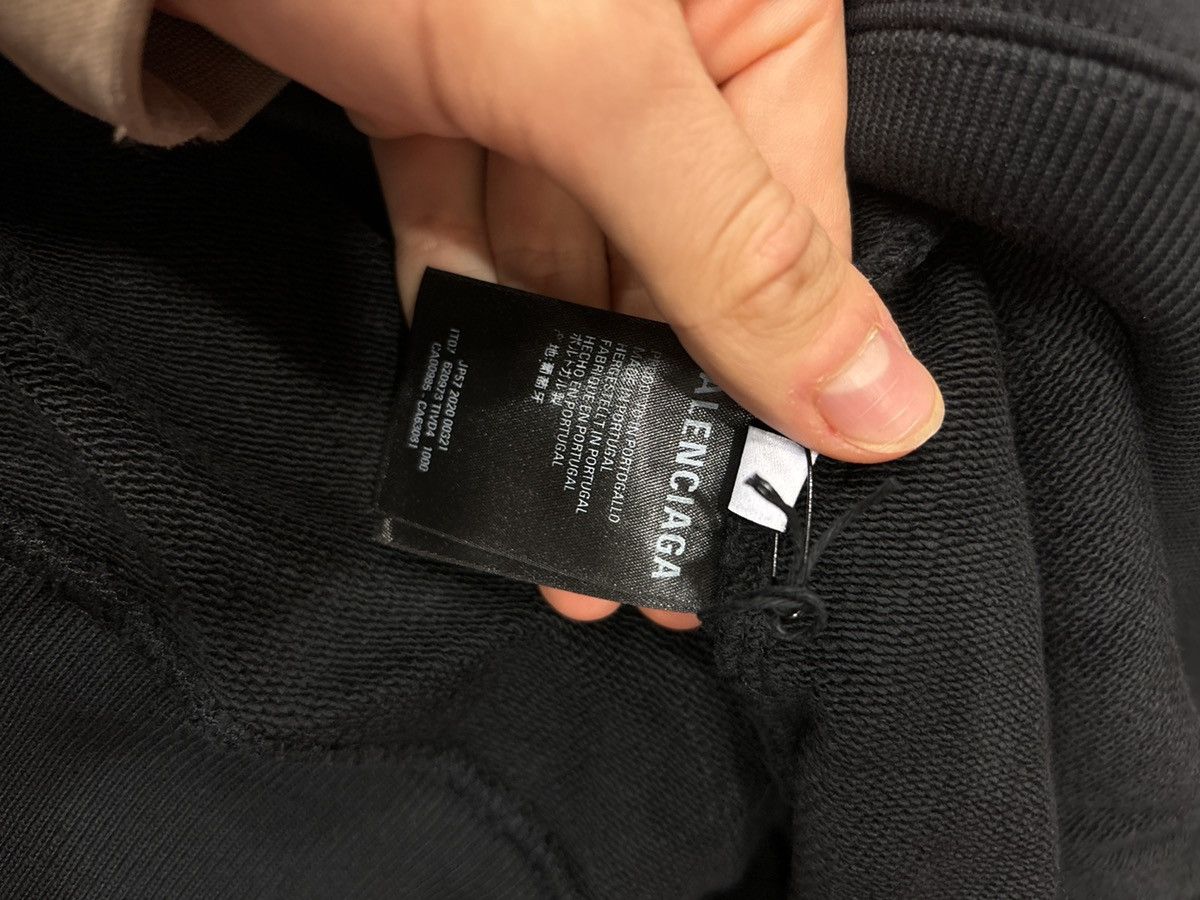 Balenciaga Balenciaga Gym Wear Collection Logo Black Hoodie Size US XXL / EU 58 / 5 - 4 Thumbnail