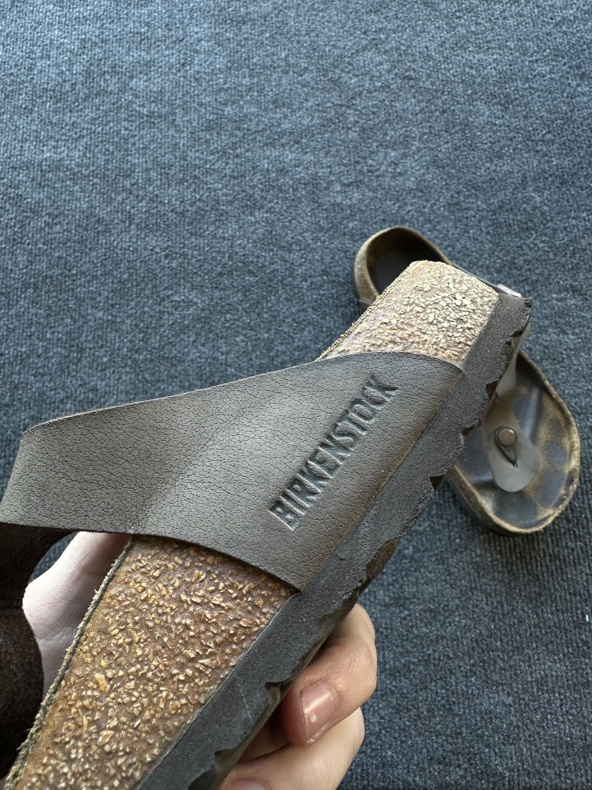 Birkenstock VNTG🚨 BIRKENSTOCK BROWN LUXURY Y2K RARE WOMEN SLIDES Size US 7 / IT 37 - 6 Thumbnail