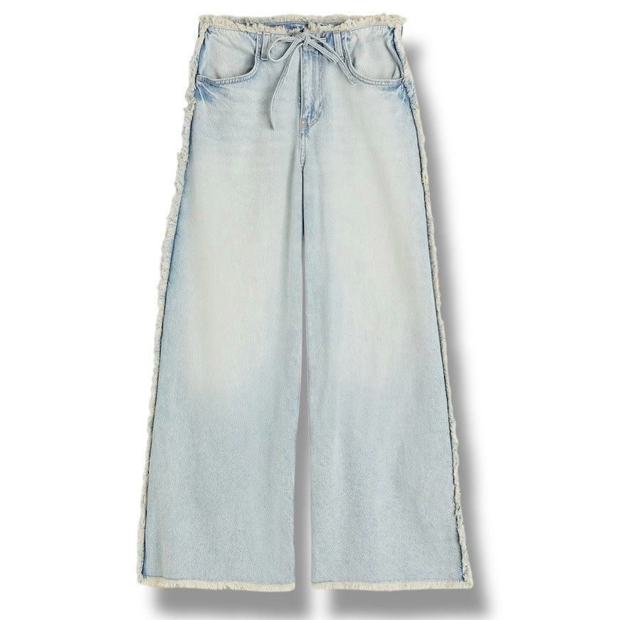 Divided Divided frayed waist and seam baggy jeans Size 30" / US 8 / IT 44 - 5 Thumbnail