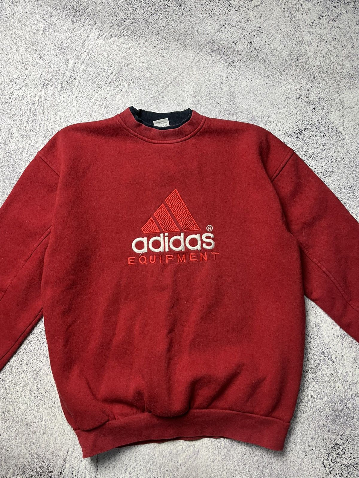 Adidas Vintage 90s Adidas Equipment Big Logo Spell Out Sweatshirt Size US S / EU 44-46 / 1 - 5 Thumbnail